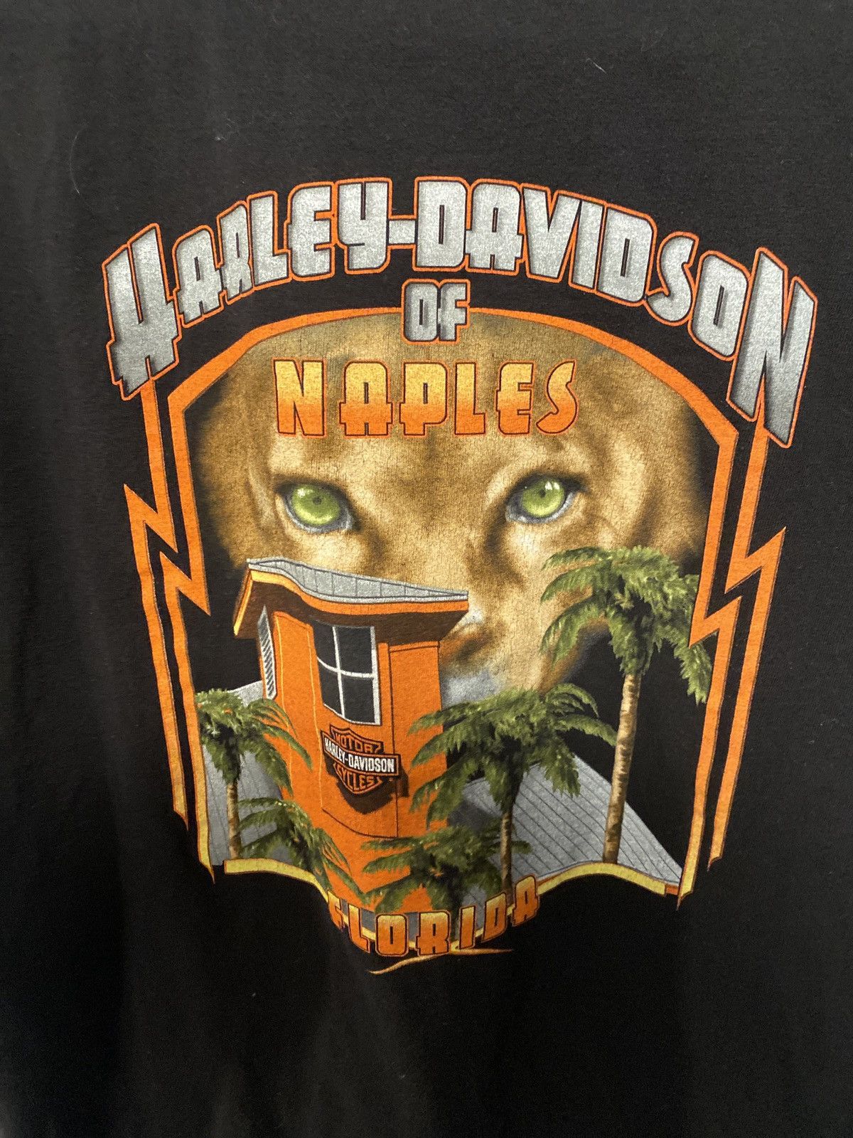 Harley Davidson × Vintage Vintage Black Classic Logo Harley Davidson Tee Size US XL / EU 56 / 4 - 1 Thumbnail
