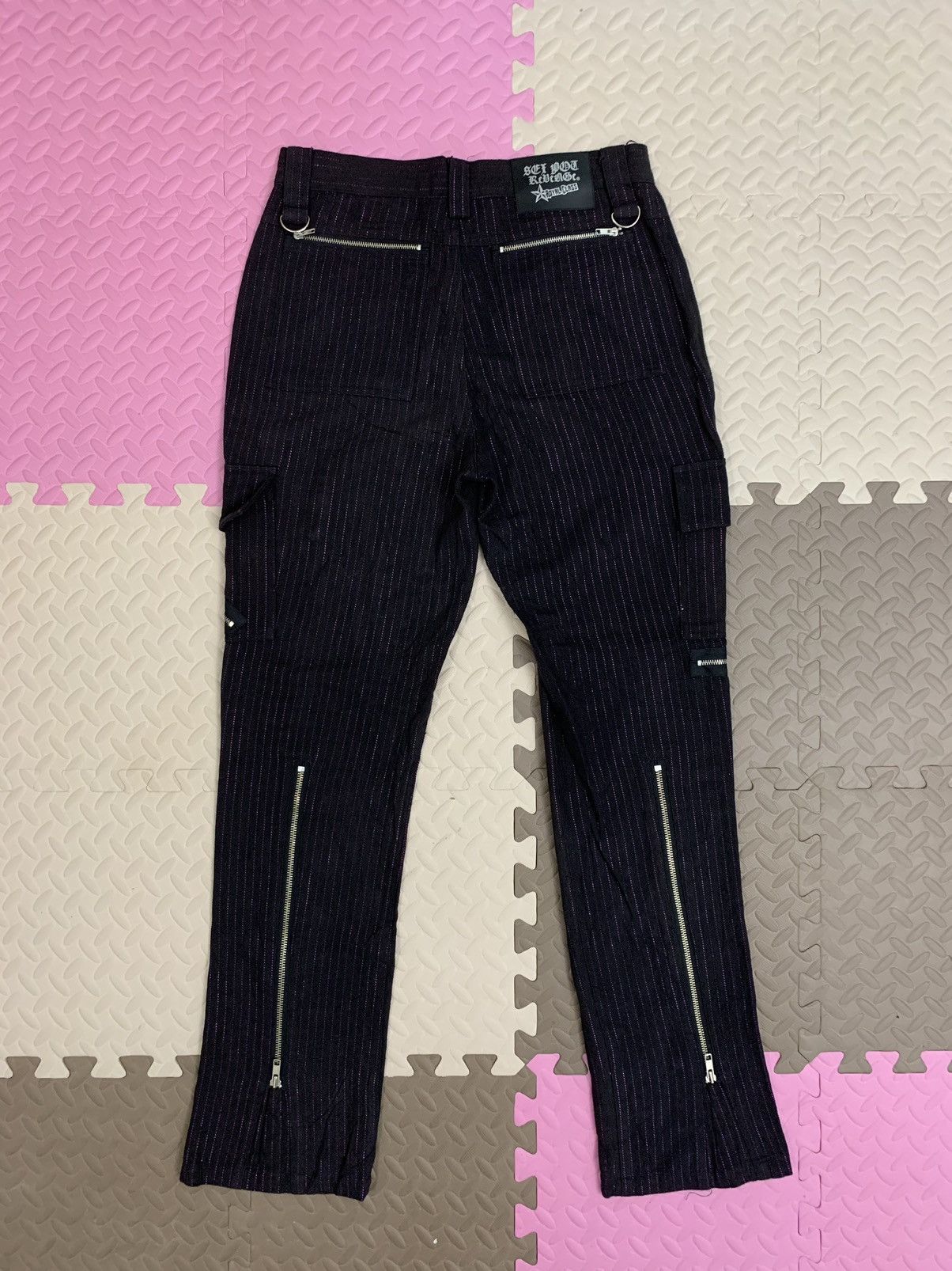 Sex Pot ReVeNGe Sex Pot Revenge Royal Class cargos pant zipper stripes cargo Size US 30 / EU 46 - 2 Thumbnail