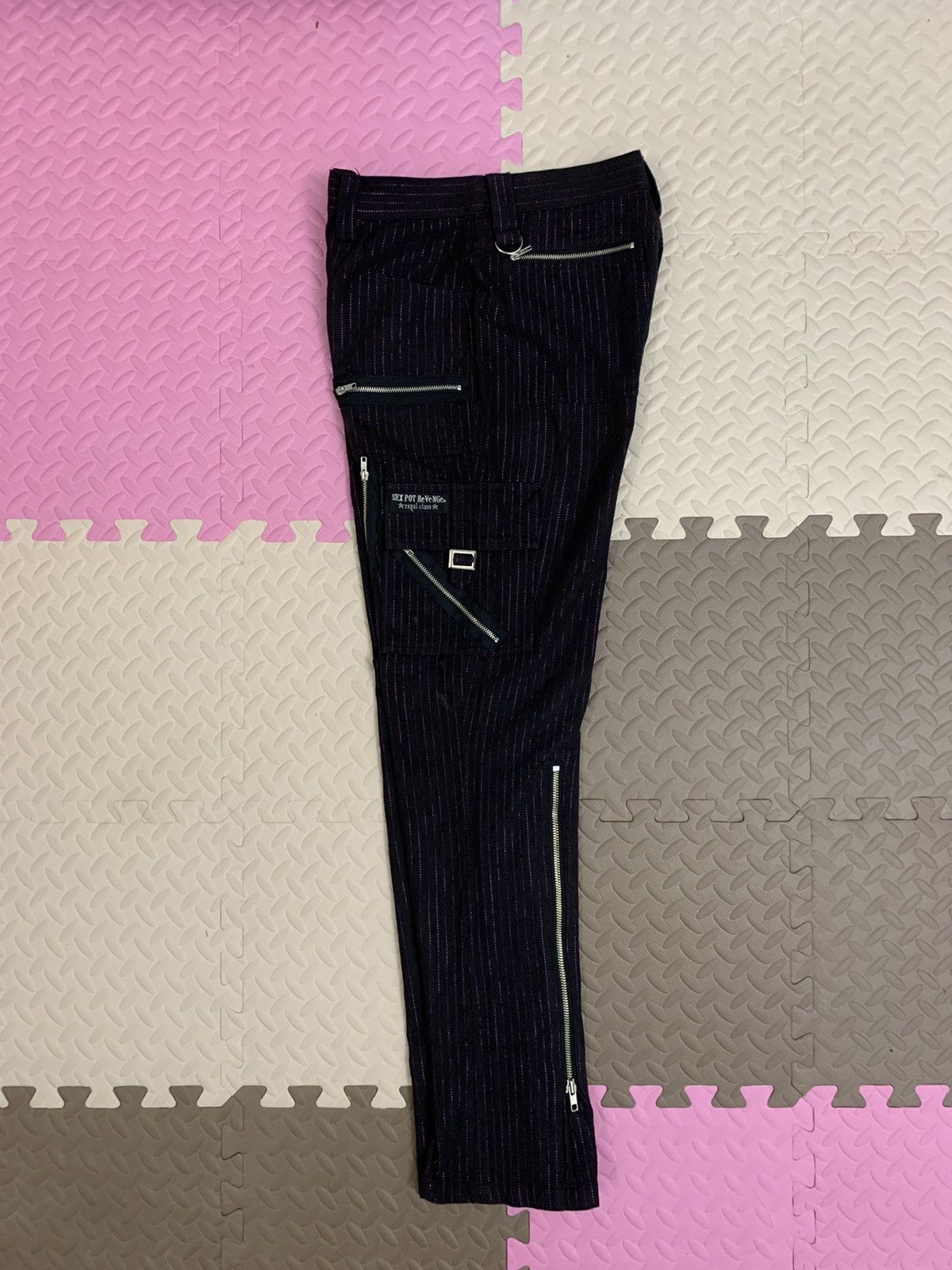Sex Pot ReVeNGe Sex Pot Revenge Royal Class cargos pant zipper stripes cargo Size US 30 / EU 46 - 8 Thumbnail