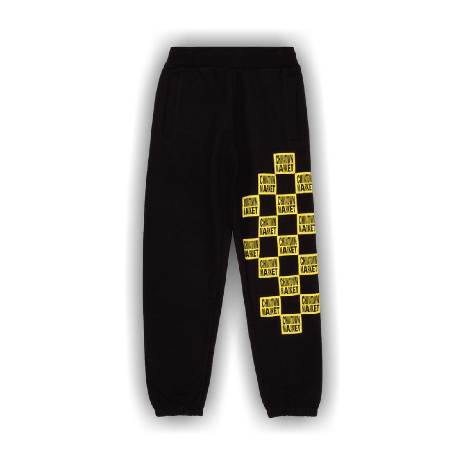 NEW CHINATOWN MARKET LABEL BLACK SWEATPANTS SZ SMALL S