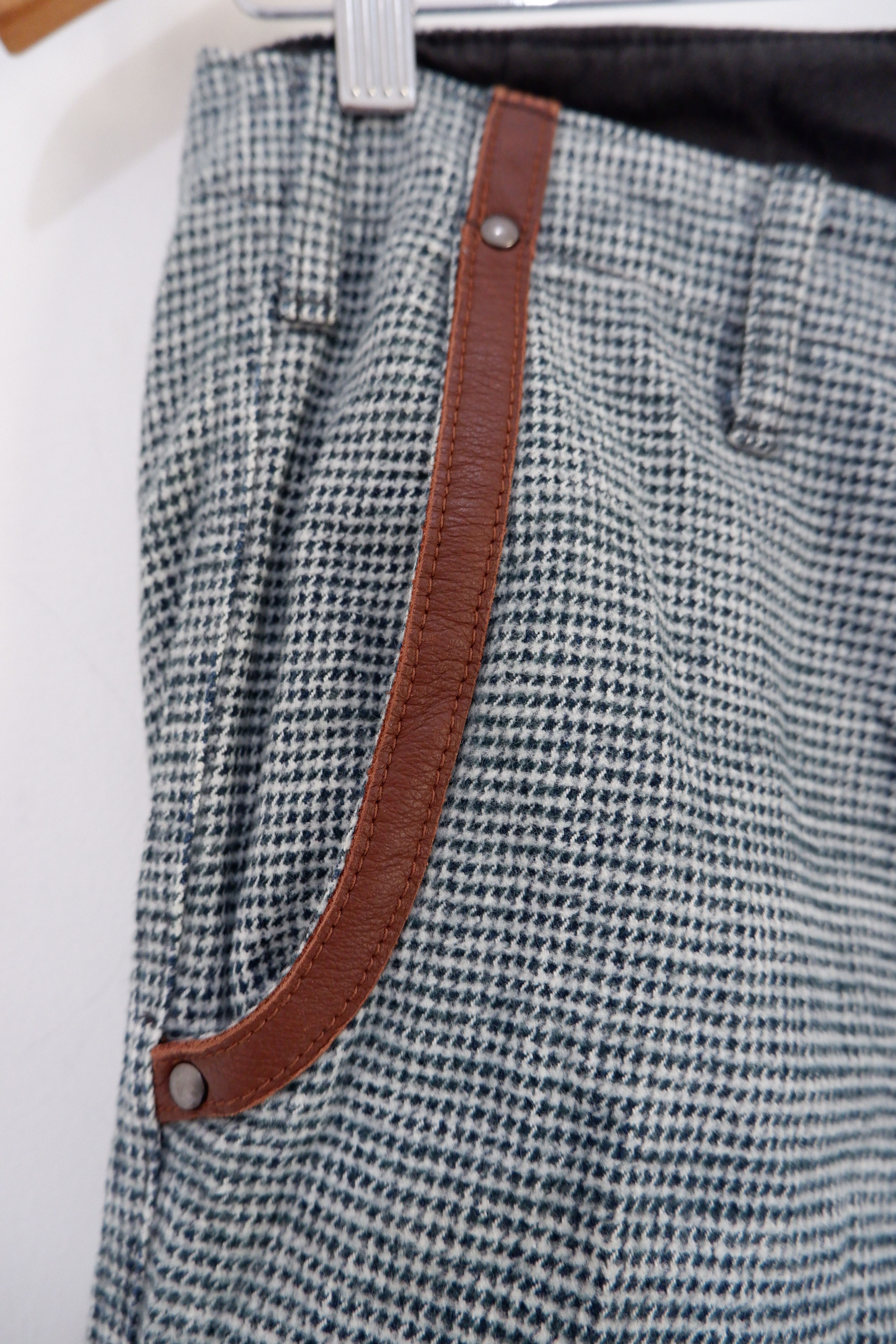 Pure Blue Japan Vintage Pure Blue Japan Leather Accent Pocket Long Pants Size US 30 / EU 46 - 4 Thumbnail