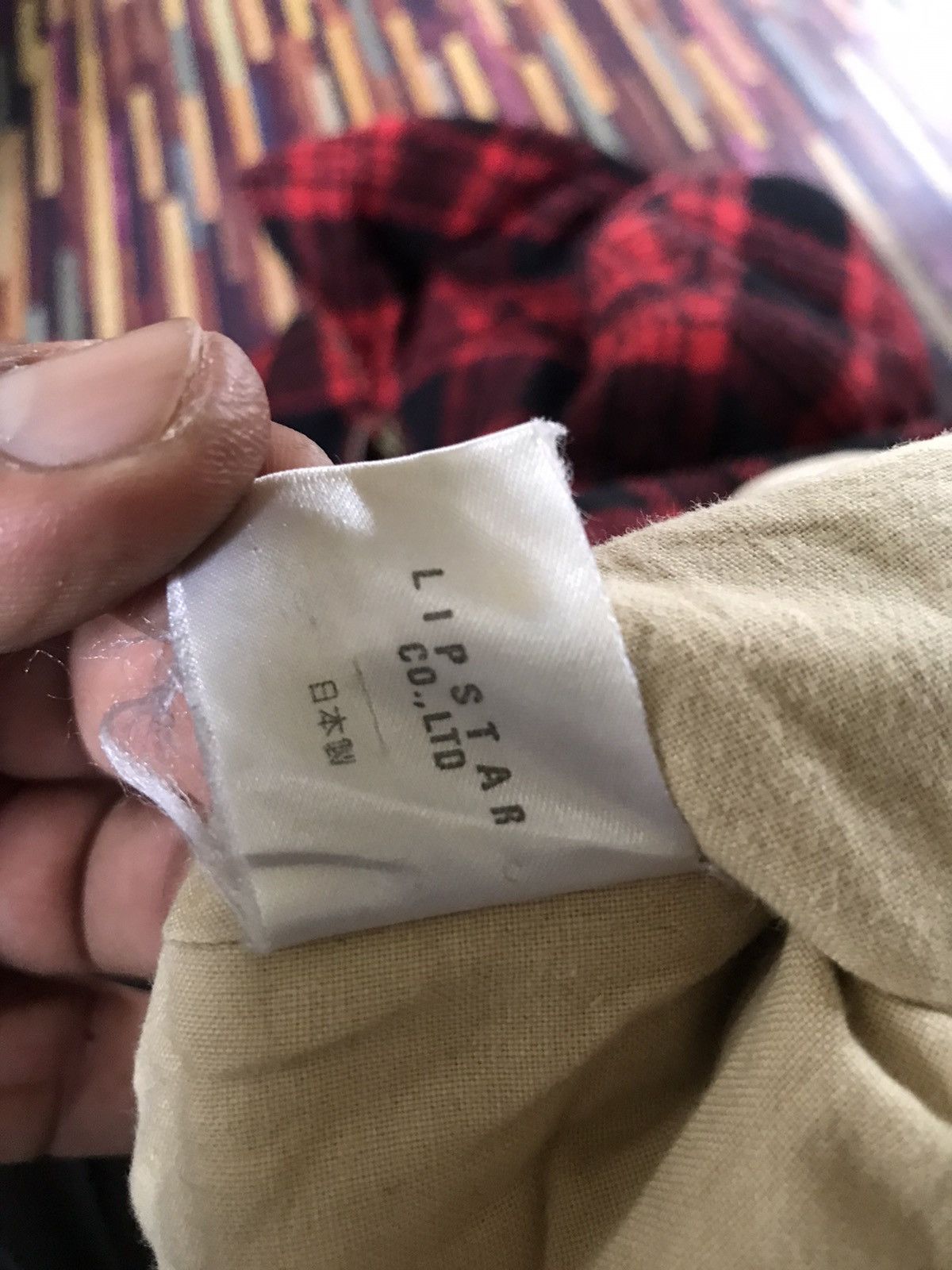 French Connection VTG LIPSTAR.CO WOOL FLANNEL LIGHT JACKET Size US L / EU 52-54 / 3 - 9 Thumbnail