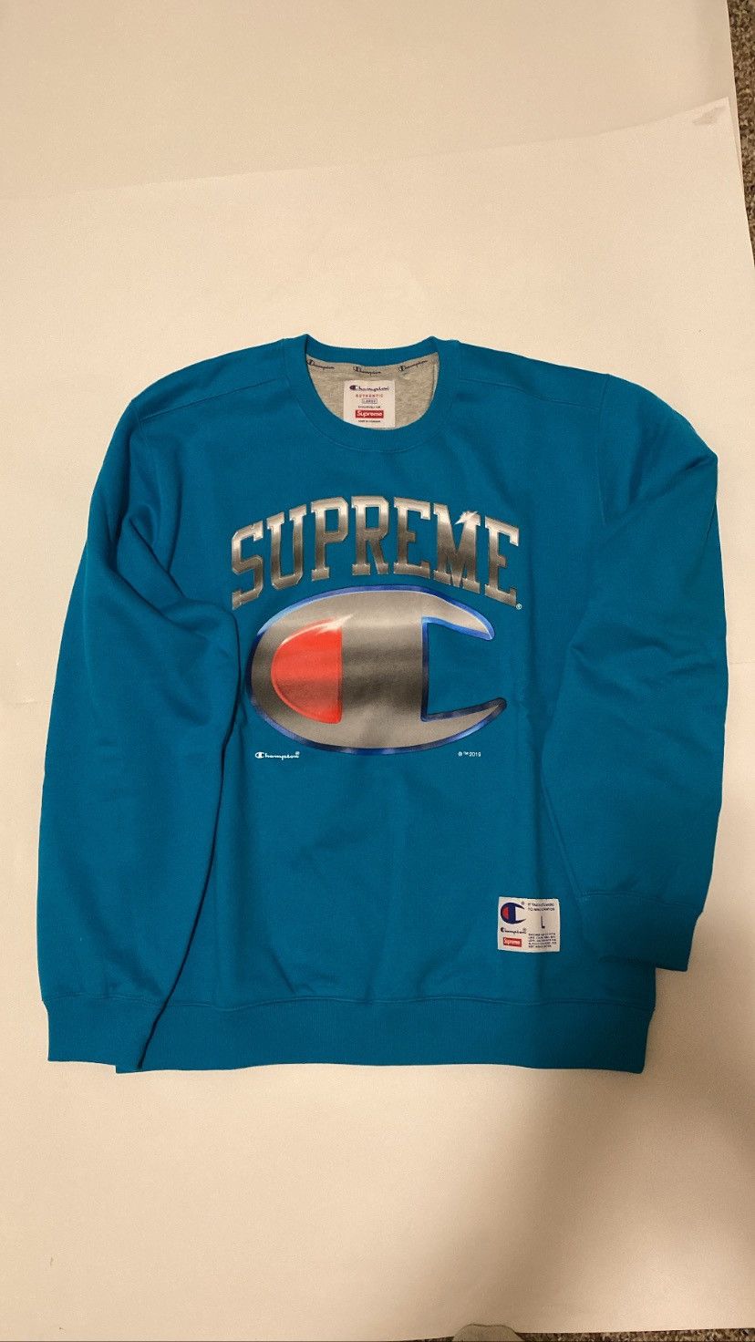 Supreme Champion Chrome Crewneck