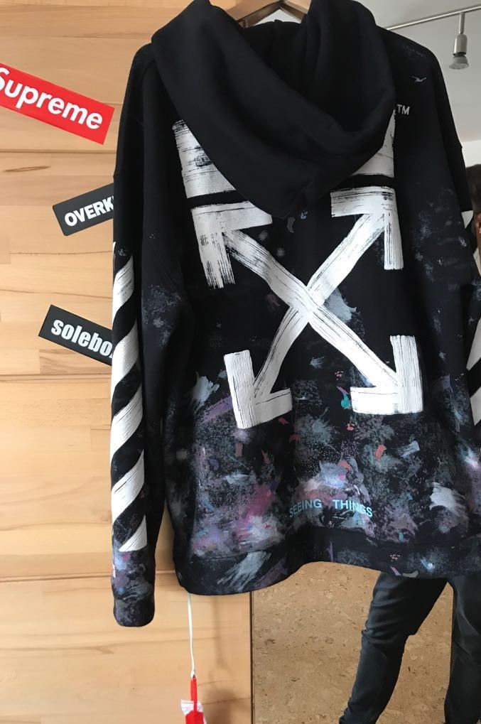 Off-White c/o Virgil Abloh 'galaxy' Hoodie in Black for Men