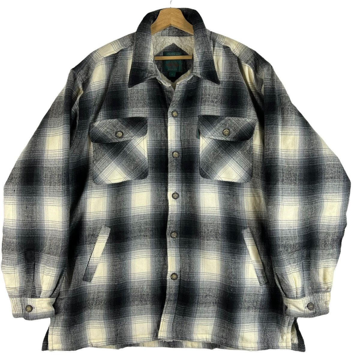 Flannel × Japanese Brand × Vintage Bayleaf Flannel Wool Jacket Vintage Size US XXL / EU 58 / 5 - 1 Thumbnail