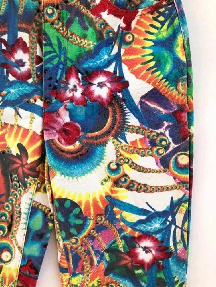 Christian Lacroix × Vintage RARE🔥 1990’S CHRISTIAN LACROIX PSYCHEDELIC FULLPRINT DENIM Size 26" / US 2 / IT 38 - 4 Thumbnail