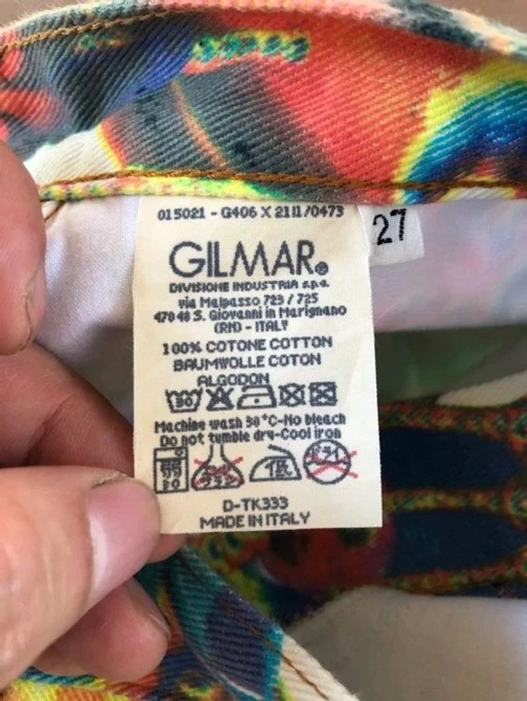 Christian Lacroix × Vintage RARE🔥 1990’S CHRISTIAN LACROIX PSYCHEDELIC FULLPRINT DENIM Size 26" / US 2 / IT 38 - 18 Thumbnail