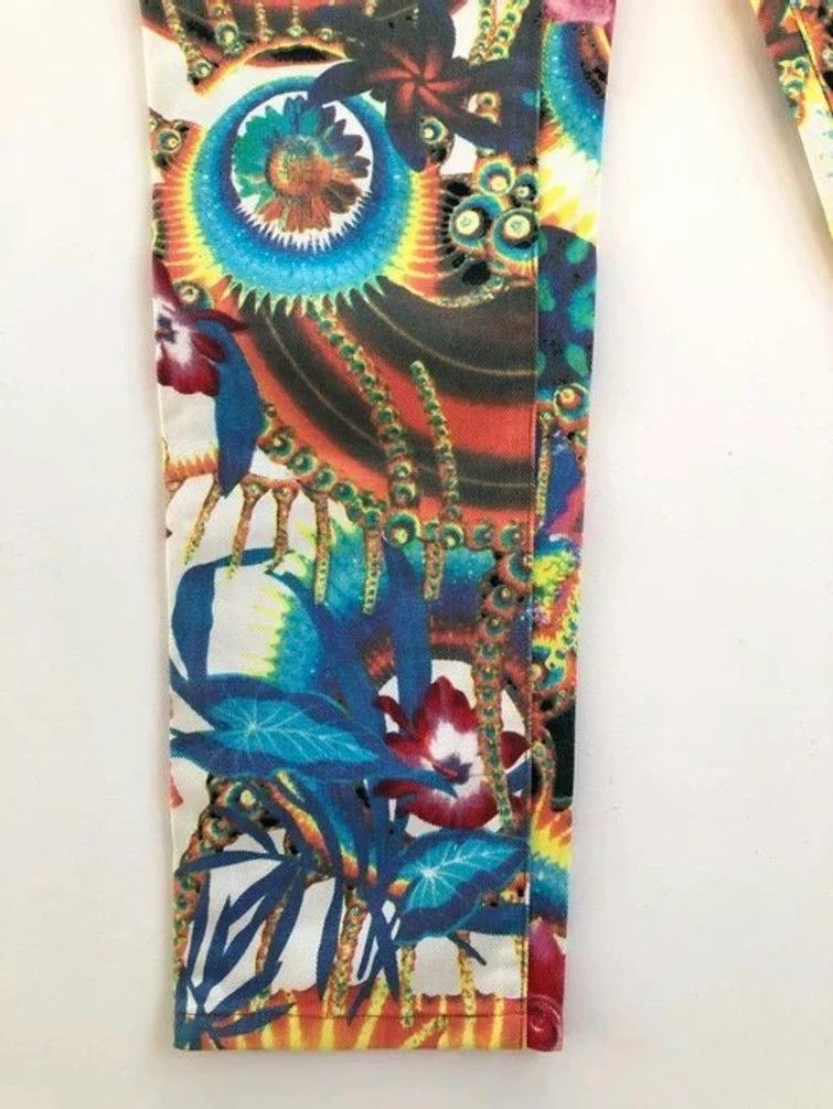 Christian Lacroix × Vintage RARE🔥 1990’S CHRISTIAN LACROIX PSYCHEDELIC FULLPRINT DENIM Size 26" / US 2 / IT 38 - 6 Thumbnail