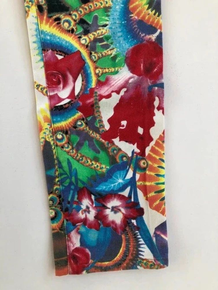 Christian Lacroix × Vintage RARE🔥 1990’S CHRISTIAN LACROIX PSYCHEDELIC FULLPRINT DENIM Size 26" / US 2 / IT 38 - 5 Thumbnail