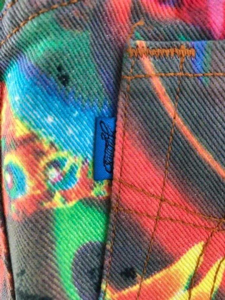 Christian Lacroix × Vintage RARE🔥 1990’S CHRISTIAN LACROIX PSYCHEDELIC FULLPRINT DENIM Size 26" / US 2 / IT 38 - 14 Thumbnail