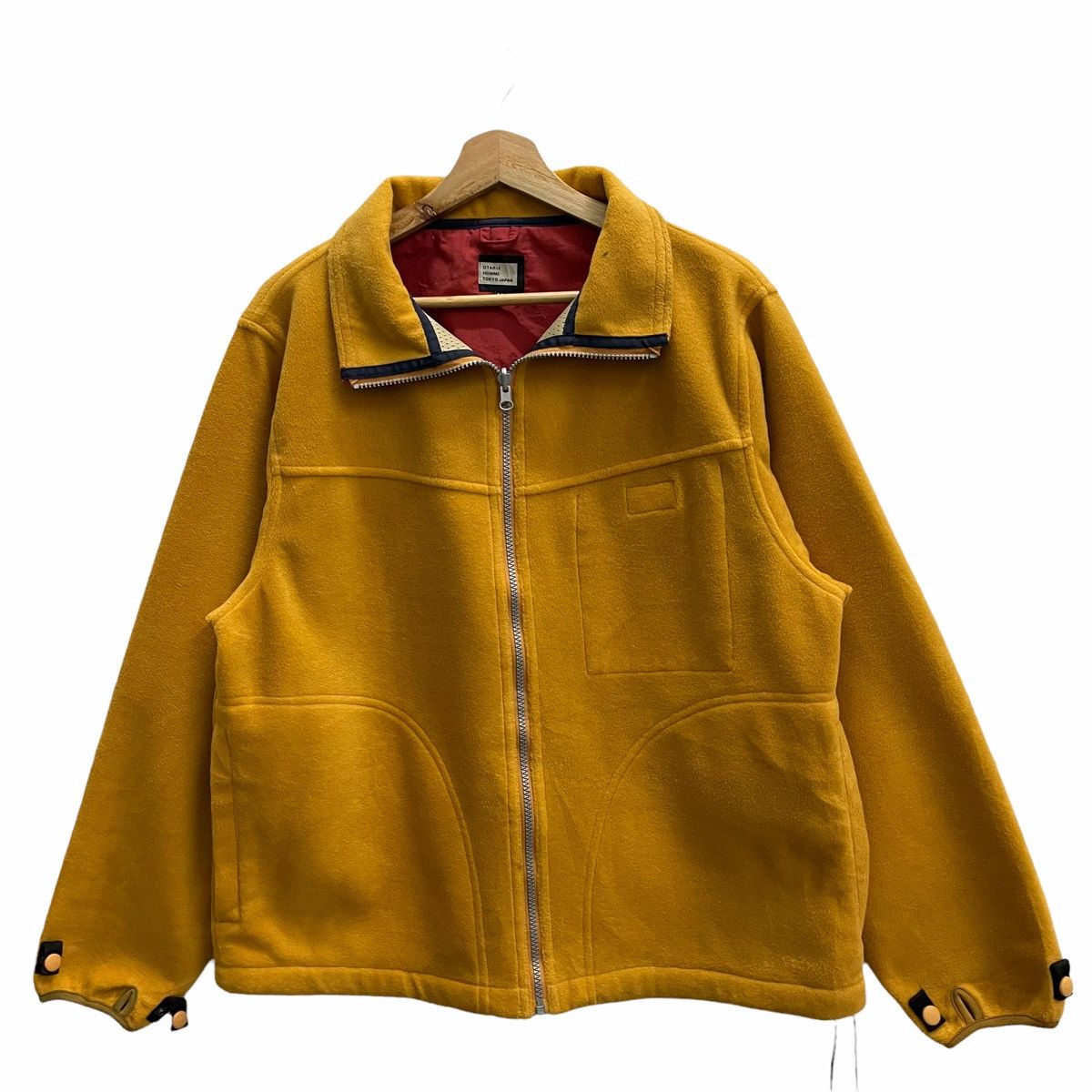 Issey Miyake × Japanese Brand × Selected Homme 💥 OTARIE HOMME JAPAN FLEECE JACKET Size US M / EU 48-50 / 2 - 3 Thumbnail