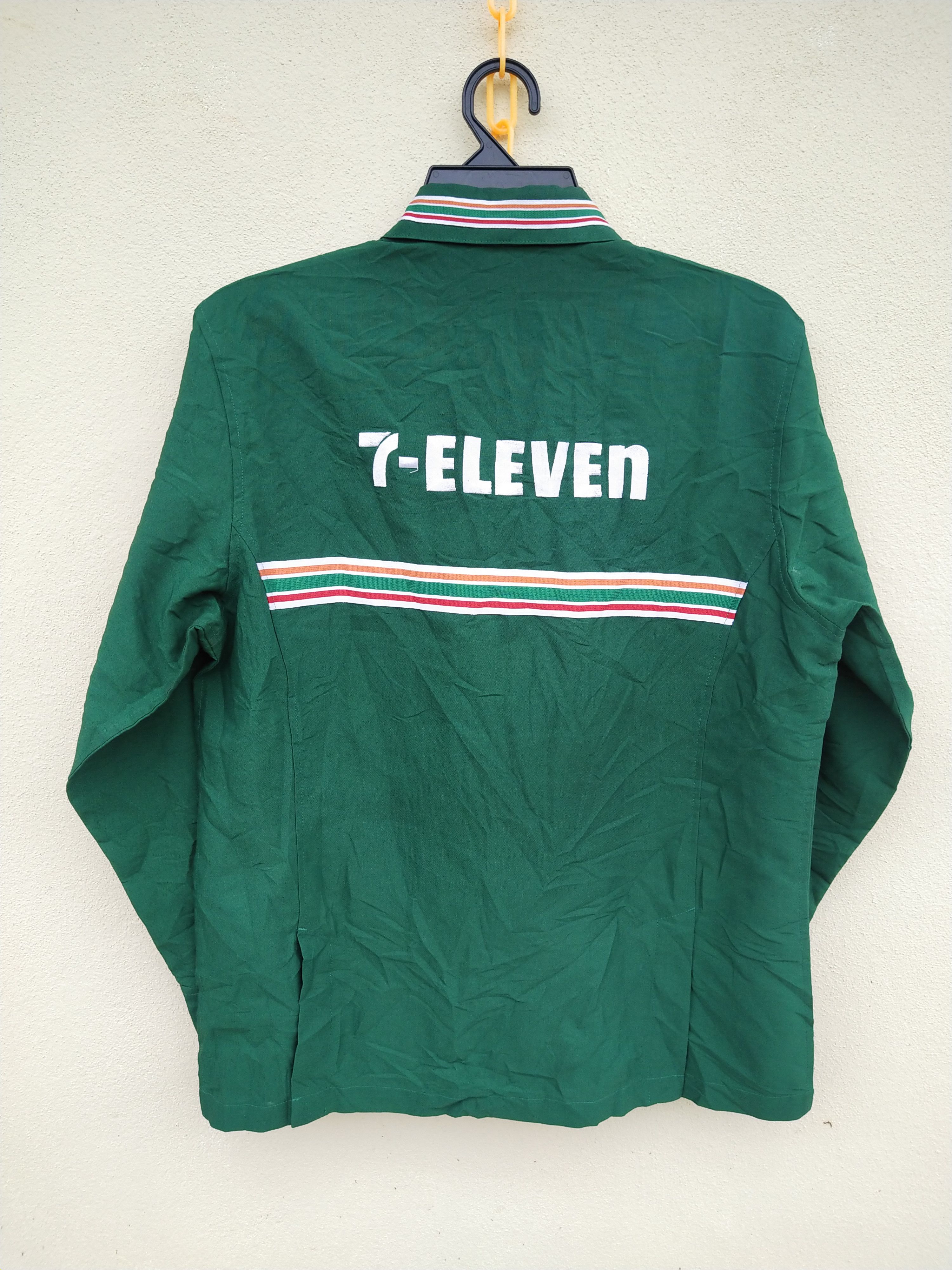 Vintage 🔥 Vintage 7 Eleven Zip Up Work Shirt Size US M / EU 48-50 / 2 - 4 Thumbnail