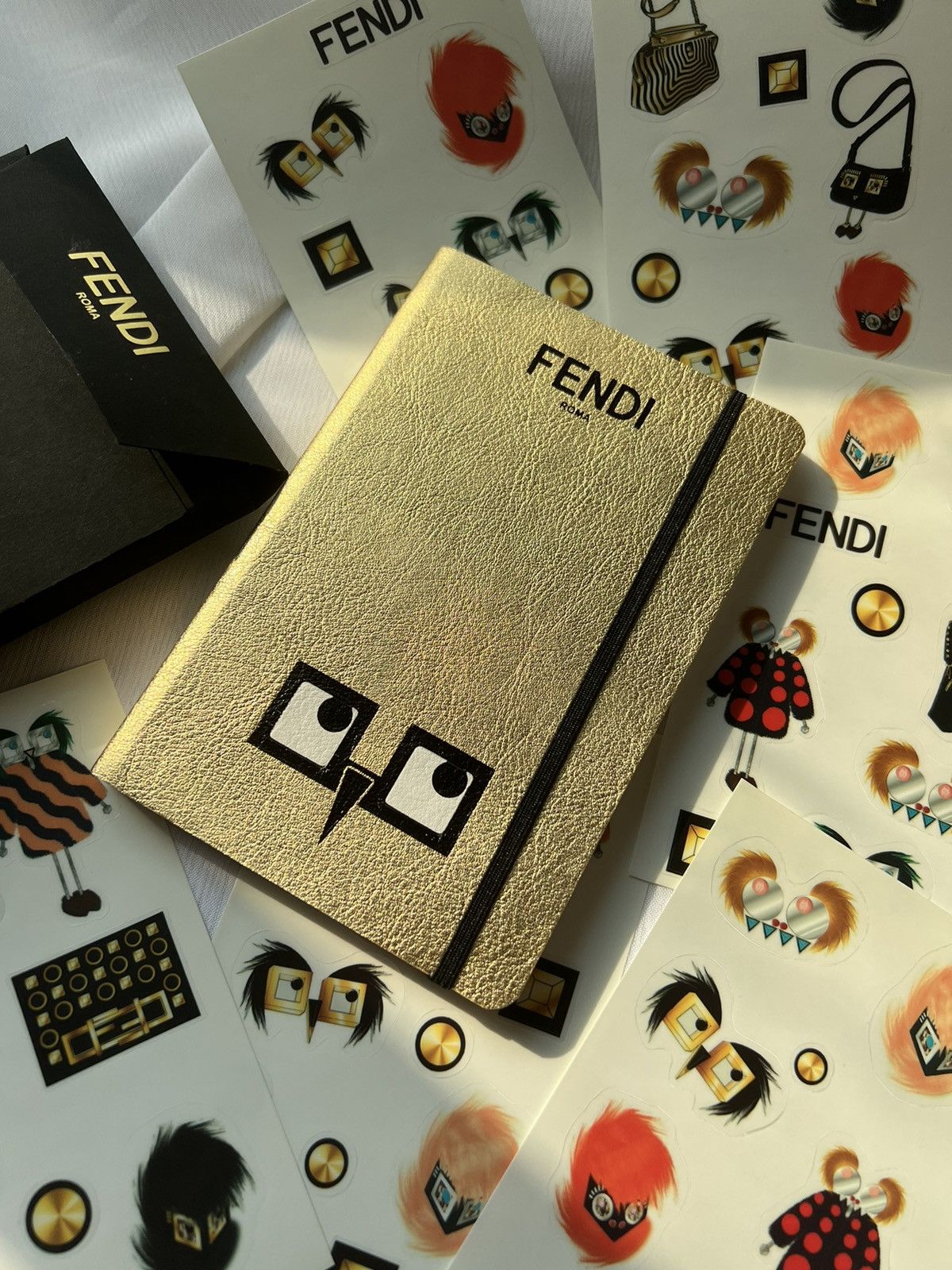Fendi Fendi Monster Notebook Diary with stickers Size ONE SIZE - 1 Thumbnail