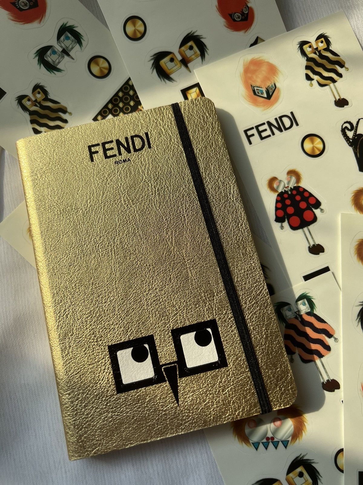 Fendi Fendi Monster Notebook Diary with stickers Size ONE SIZE - 2 Thumbnail