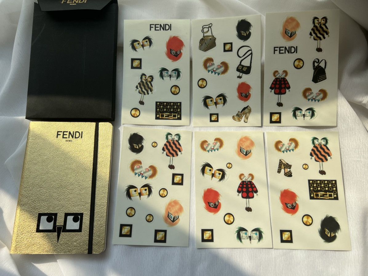 Fendi Fendi Monster Notebook Diary with stickers Size ONE SIZE - 4 Thumbnail