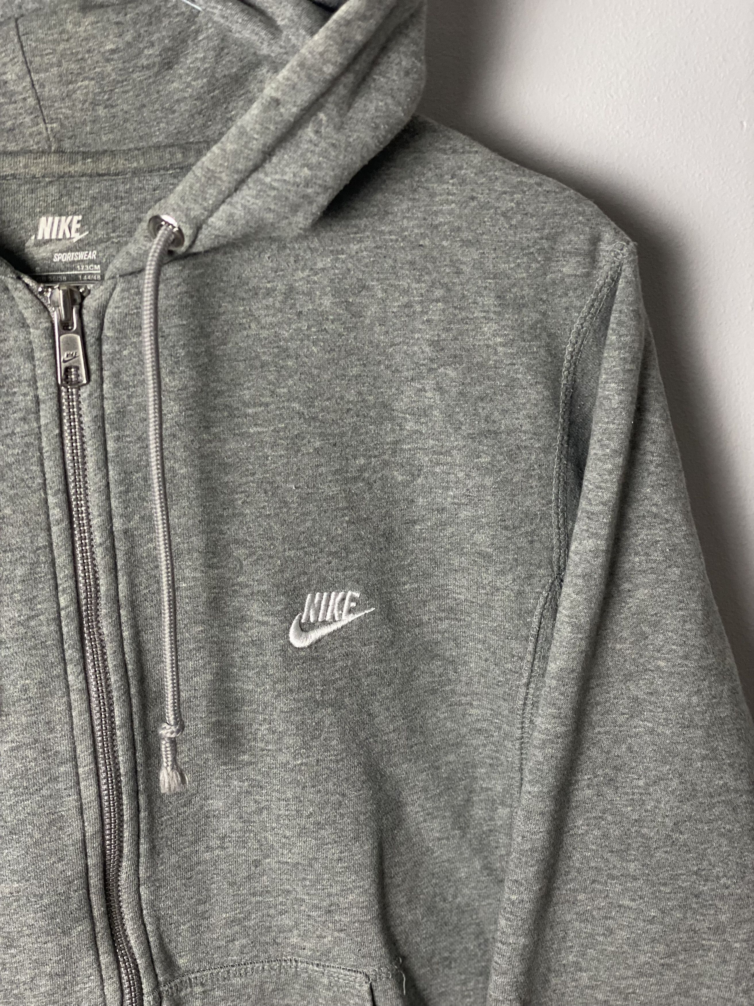Nike × Vintage Nike vintage zip-up hoodie small logo swoosh Size US S / EU 44-46 / 1 - 2 Thumbnail
