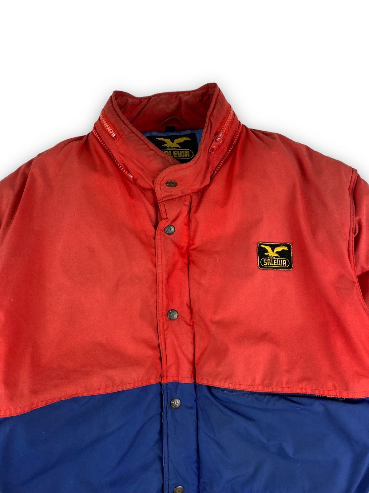 Vintage Vintage 80s Salewa Gorpcore Down Puffer Jacket Size US L / EU 52-54 / 3 - 4 Thumbnail