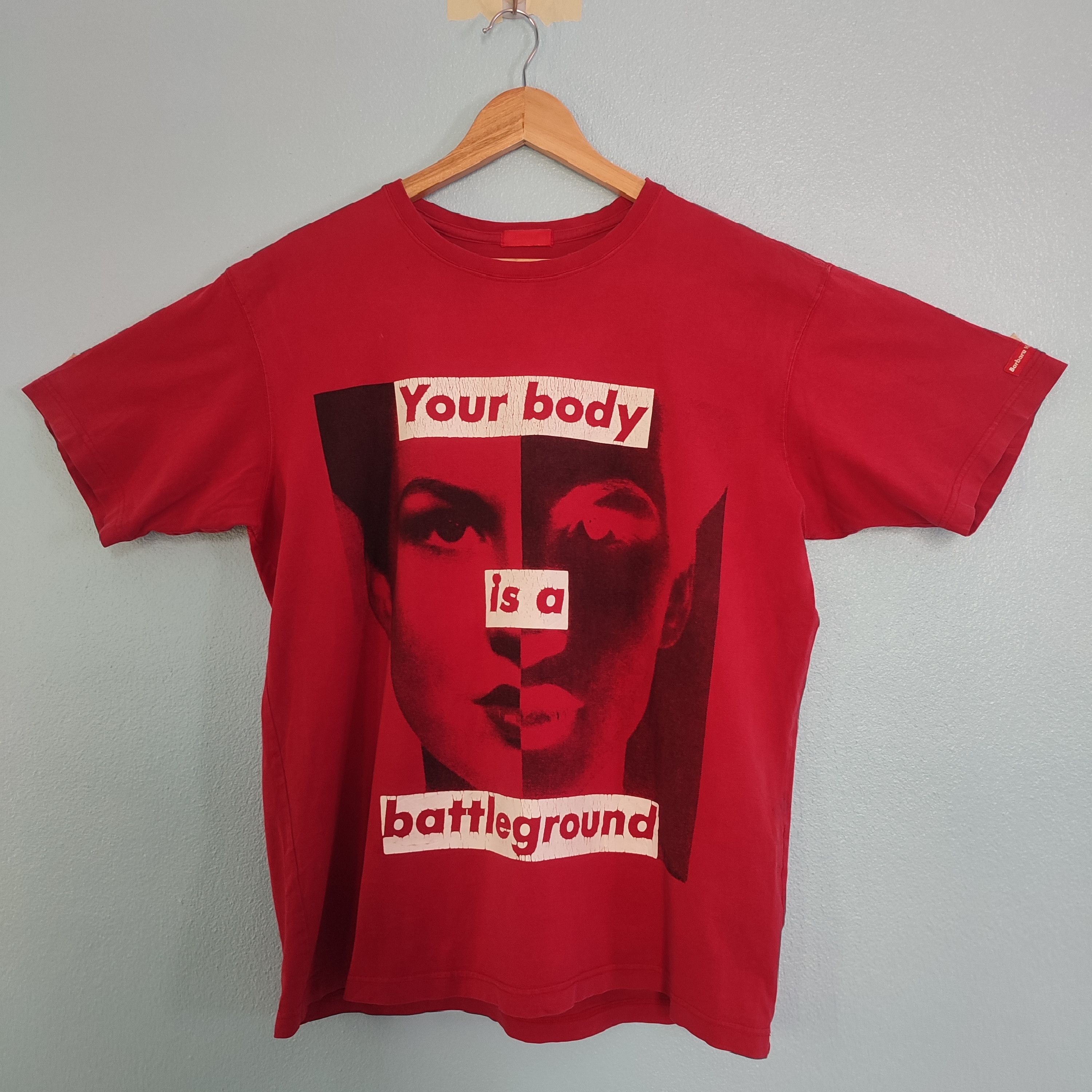 BARBARA KRUGER Your Body Is A Battlegrounds Tshirt