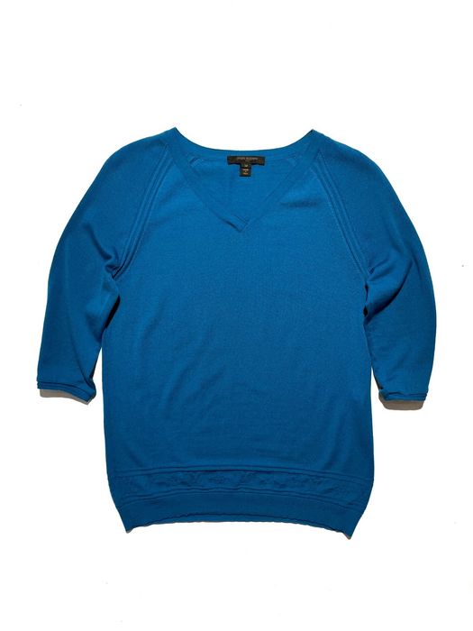 Louis Vuitton - Authenticated Knitwear - Cashmere Blue Plain for Women, Good Condition