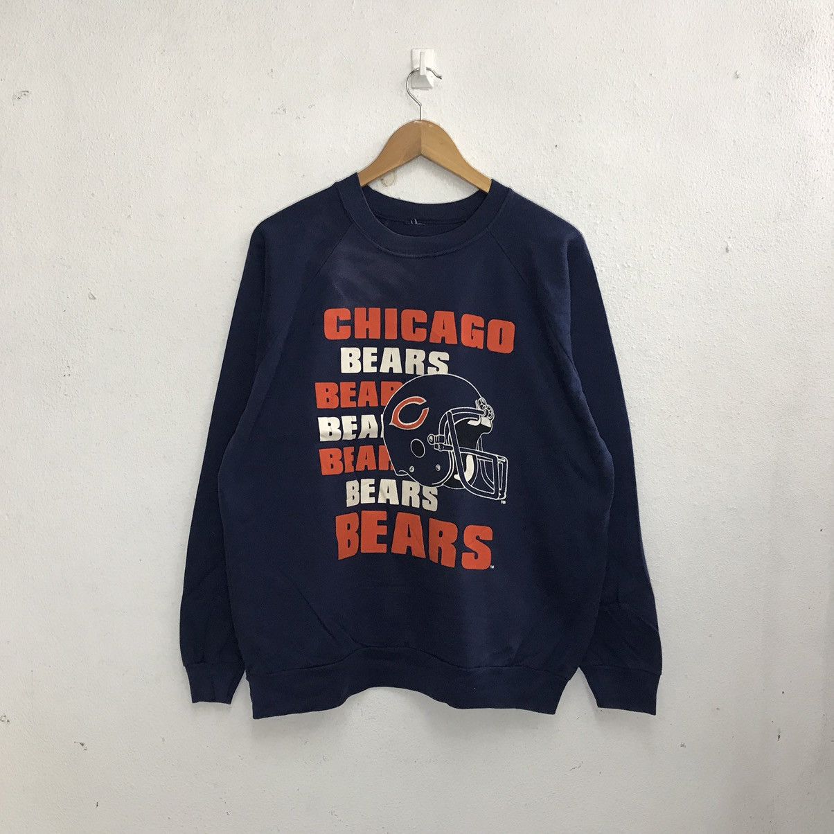 Vintage Chicago Bears Sweatshirt Big Spellout Logo