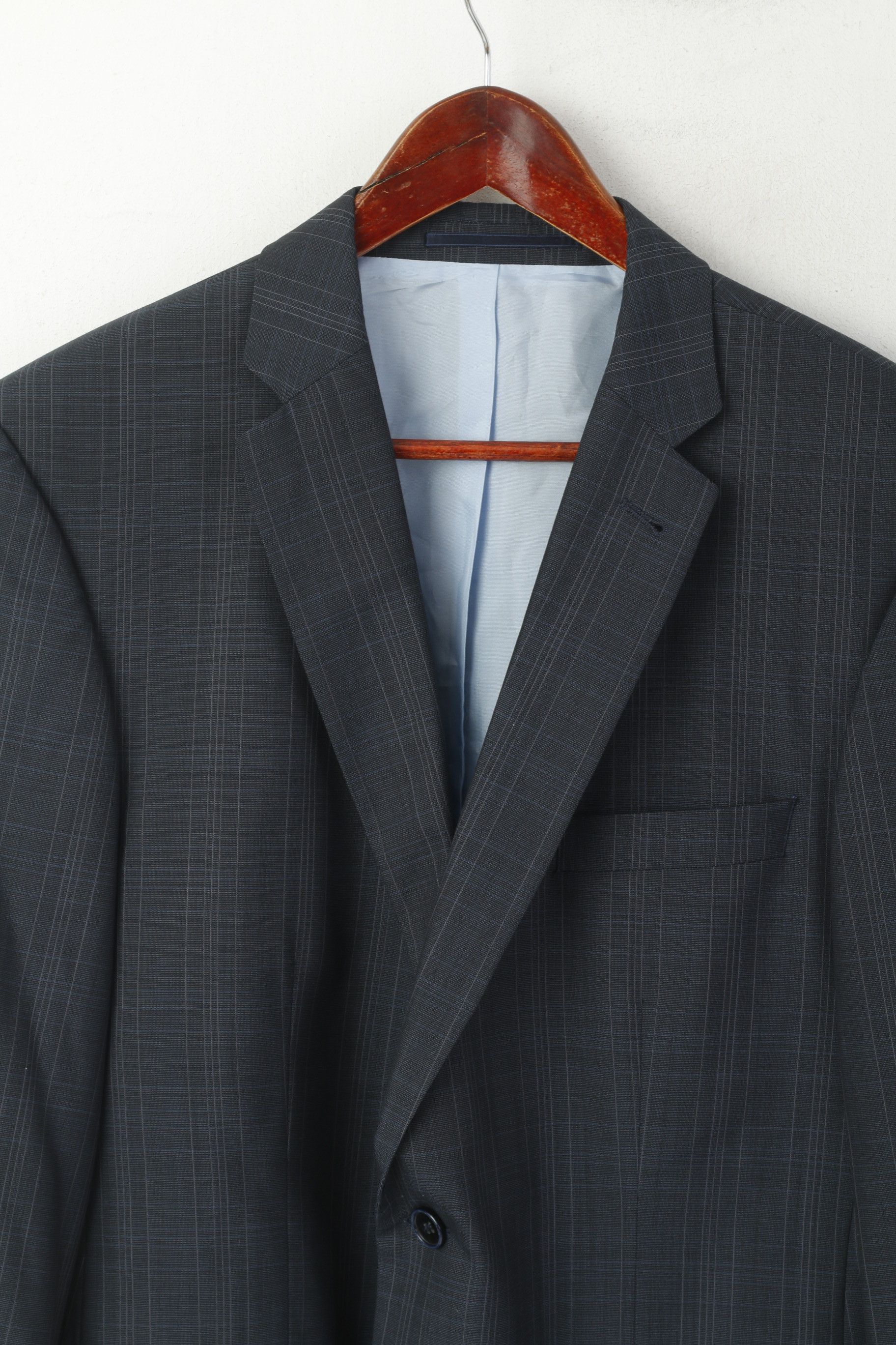 Vintage Roy Robson Men 26 40 Blazer Navy Guabello Wool 0328 Size 40R - 2 Thumbnail