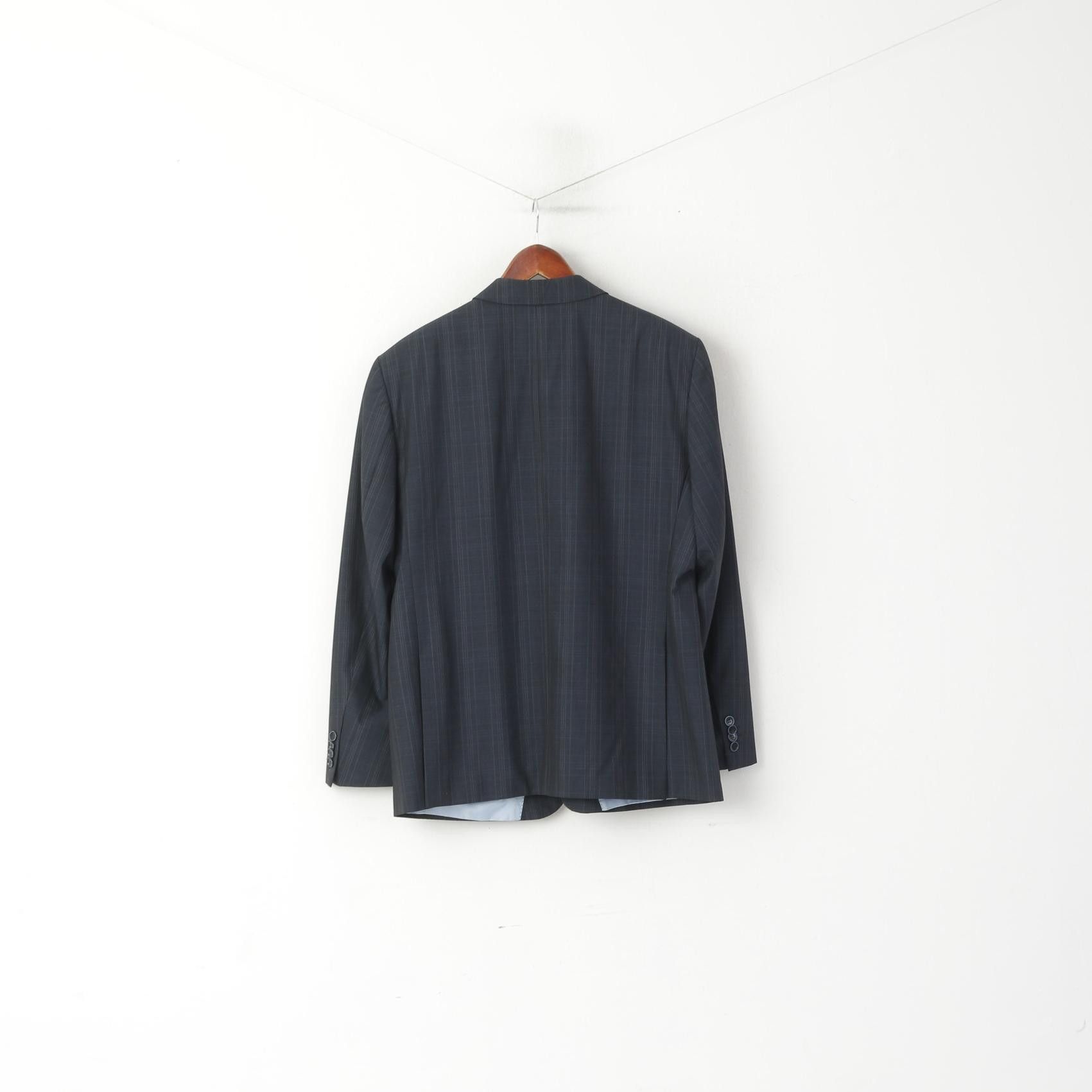 Vintage Roy Robson Men 26 40 Blazer Navy Guabello Wool 0328 Size 40R - 6 Thumbnail