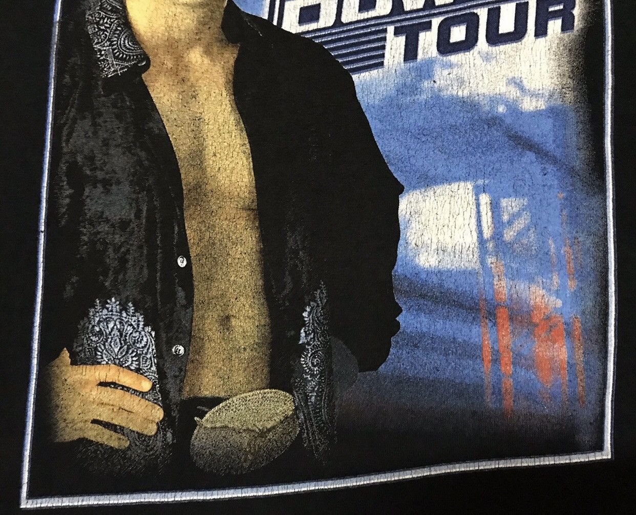 Band Tees × Vintage × WWF Vintage The Rock Wrestler Wwf Smack Down Tour Tshirt Size US L / EU 52-54 / 3 - 4 Thumbnail