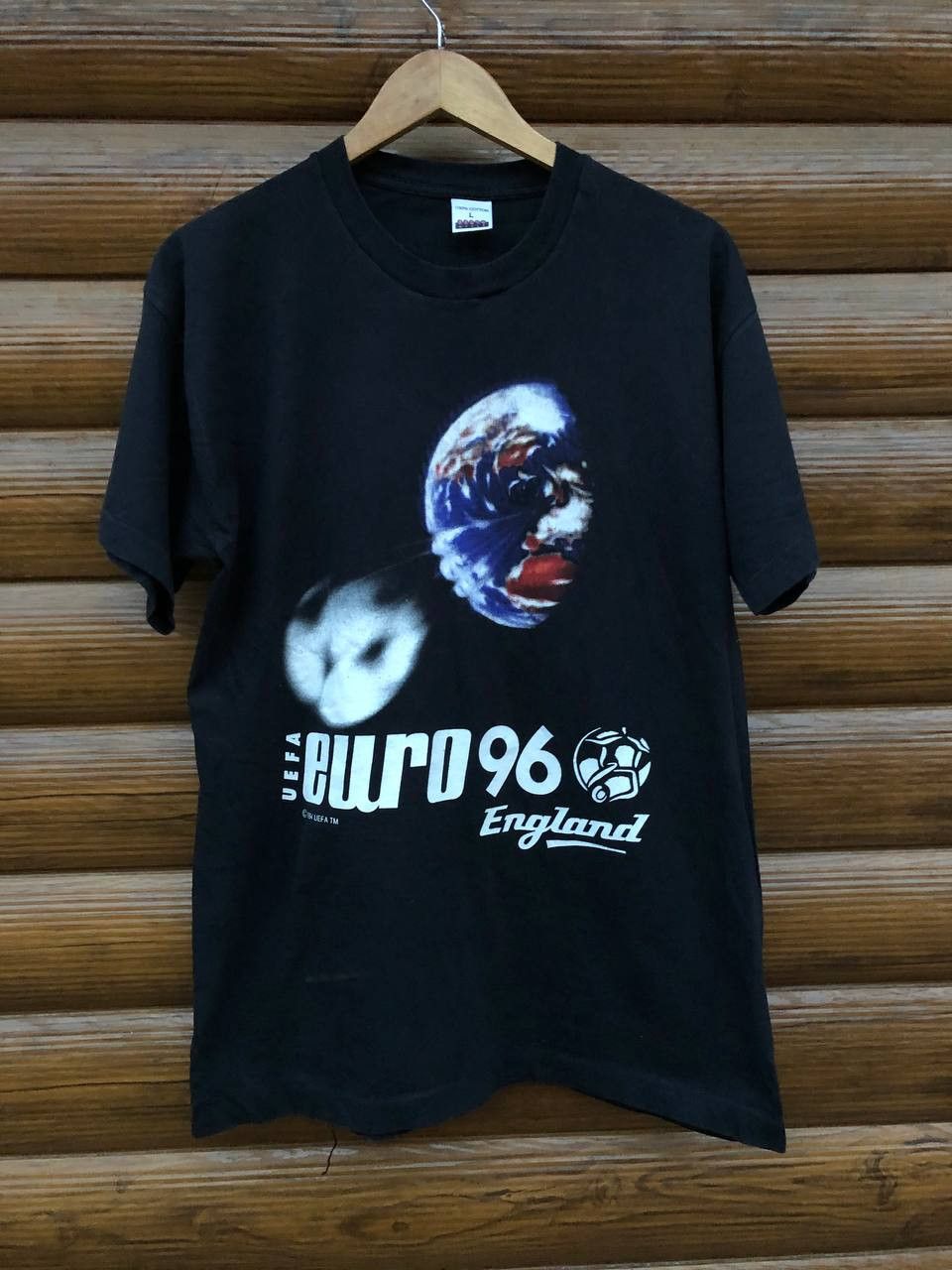 UEFA Authentic Vintage 1994 Euro ‘96 England Bootleg Size US L / EU 52-54 / 3 - 1 Thumbnail
