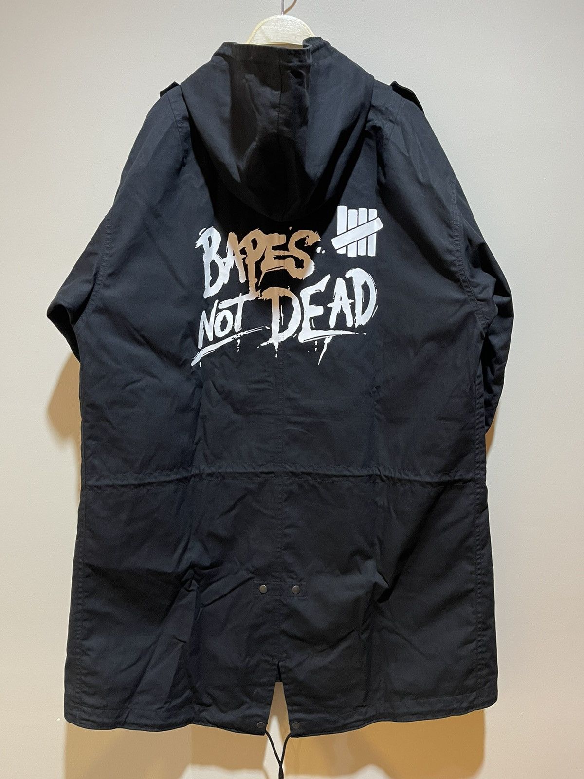 image of Bape x Undefeated M-51 Jacket 2016 in Black, Men's (Size XL)