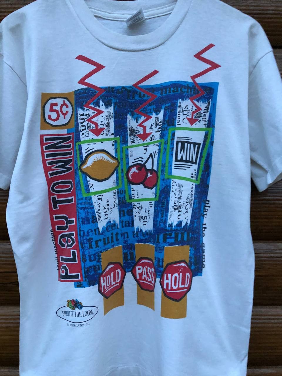 Vintage Vintage Fruit of The Loom T-shirt Size US M / EU 48-50 / 2 - 3 Thumbnail