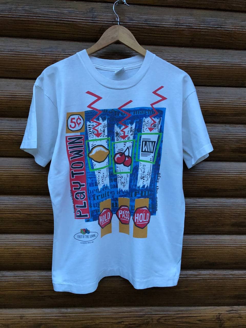 Vintage Vintage Fruit of The Loom T-shirt Size US M / EU 48-50 / 2 - 1 Thumbnail