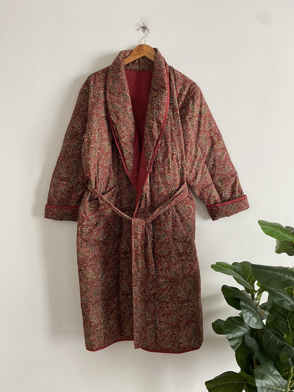 Japanese Brand Nakamurai kimono jacket Paisley Puffer Down Size US XL / EU 56 / 4 - 2 Thumbnail