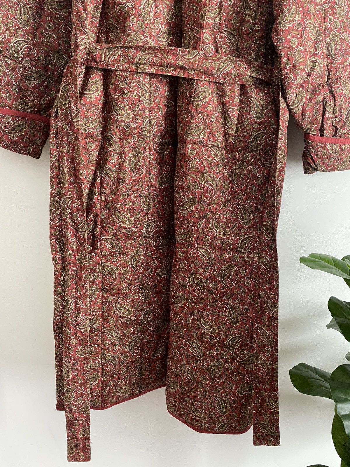 Japanese Brand Nakamurai kimono jacket Paisley Puffer Down Size US XL / EU 56 / 4 - 12 Thumbnail