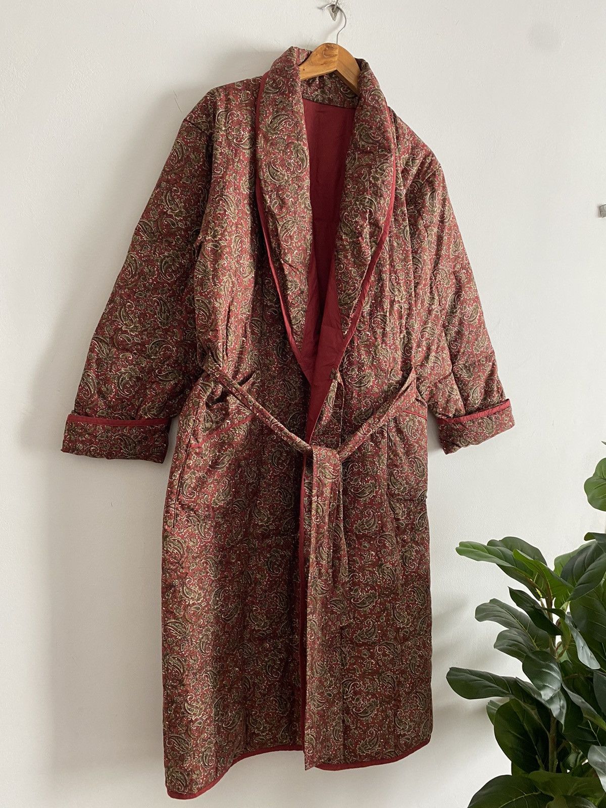 Japanese Brand Nakamurai kimono jacket Paisley Puffer Down Size US XL / EU 56 / 4 - 4 Thumbnail