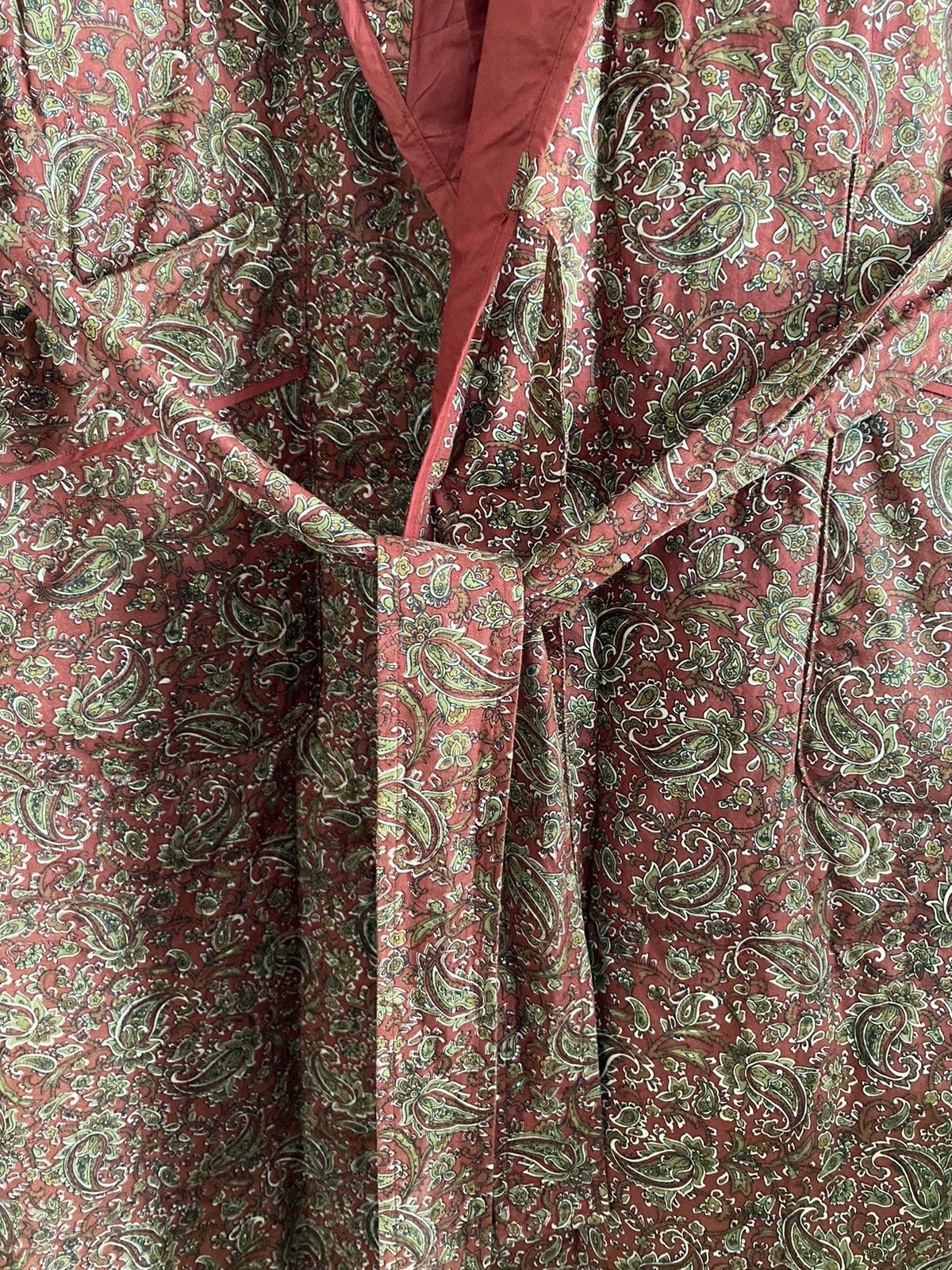 Japanese Brand Nakamurai kimono jacket Paisley Puffer Down Size US XL / EU 56 / 4 - 7 Thumbnail