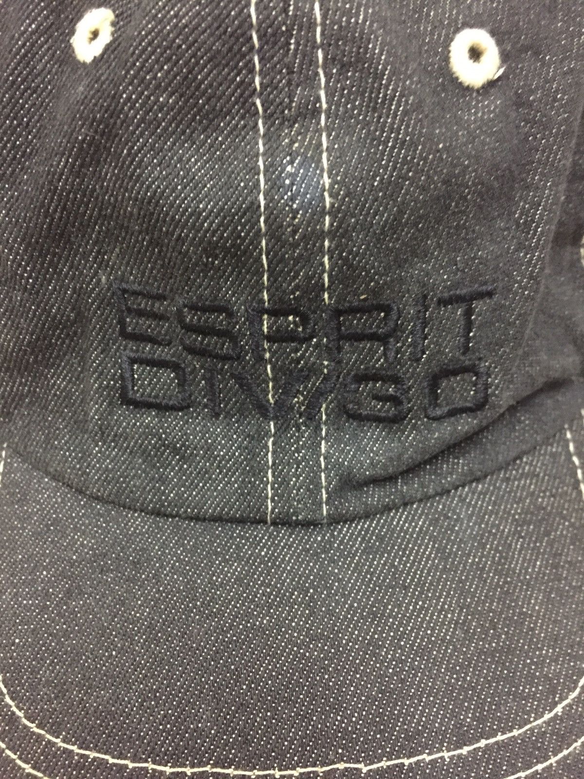 Esprit Vintage Esprit Black Denim Hat Size ONE SIZE - 4 Thumbnail