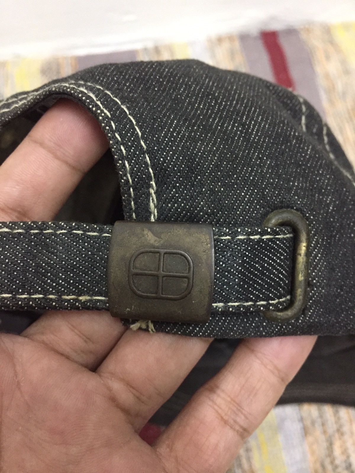 Esprit Vintage Esprit Black Denim Hat Size ONE SIZE - 6 Thumbnail