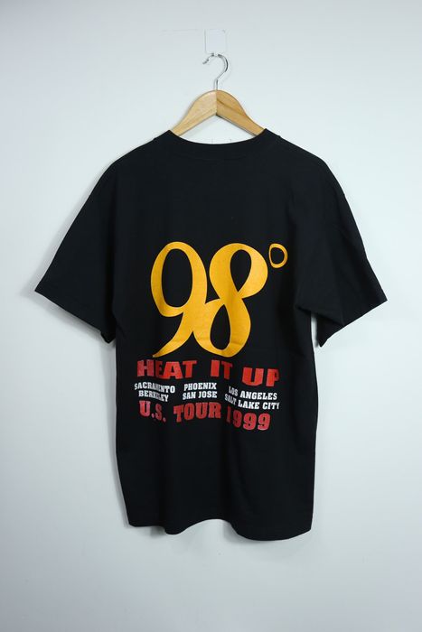 Vintage 90s 98 Degrees Heat it up USS tour 1999 (L) GTMB180