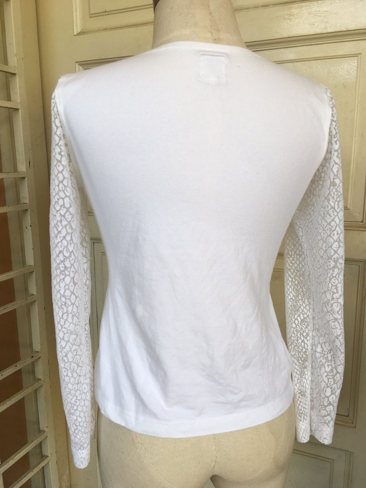 Moschino 90s white top Size M / US 6-8 / IT 42-44 - 4 Thumbnail