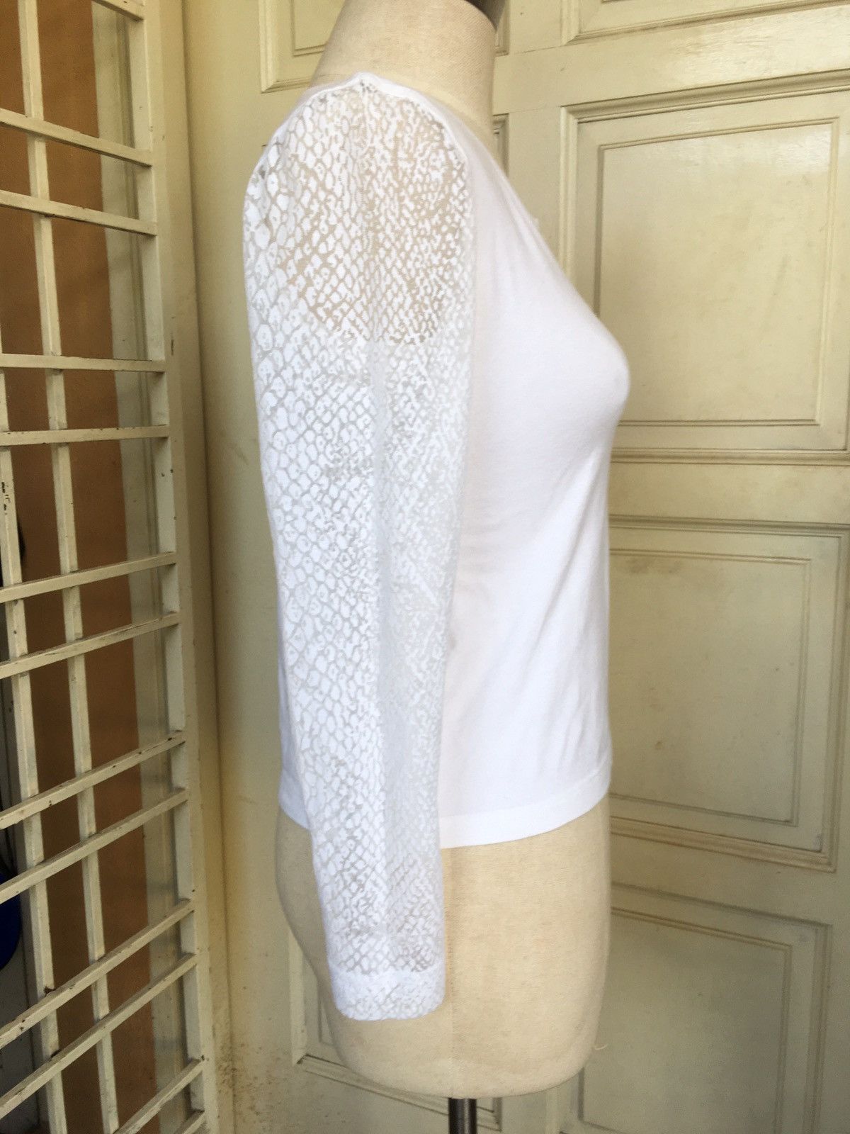 Moschino 90s white top Size M / US 6-8 / IT 42-44 - 5 Thumbnail