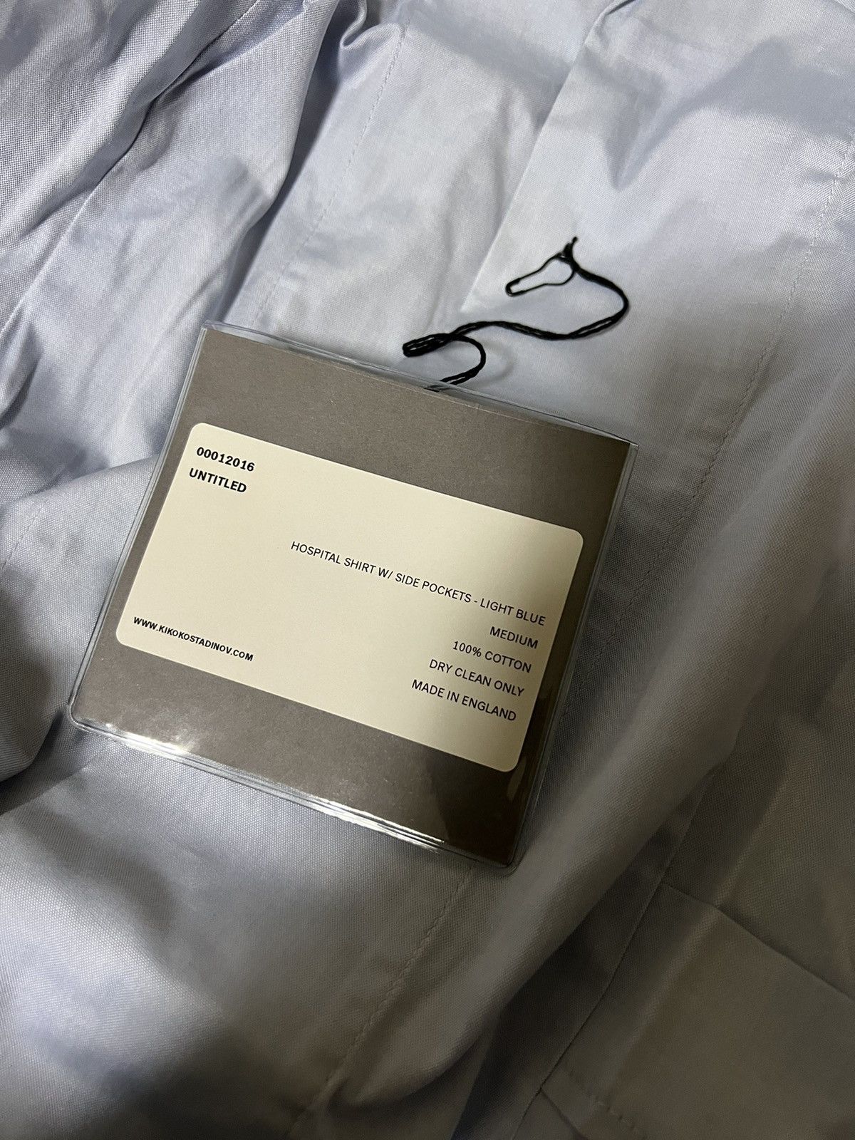 Kiko Kostadinov 00012016 Hospital Shirt W/Side Pockets Size US M / EU 48-50 / 2 - 6 Thumbnail