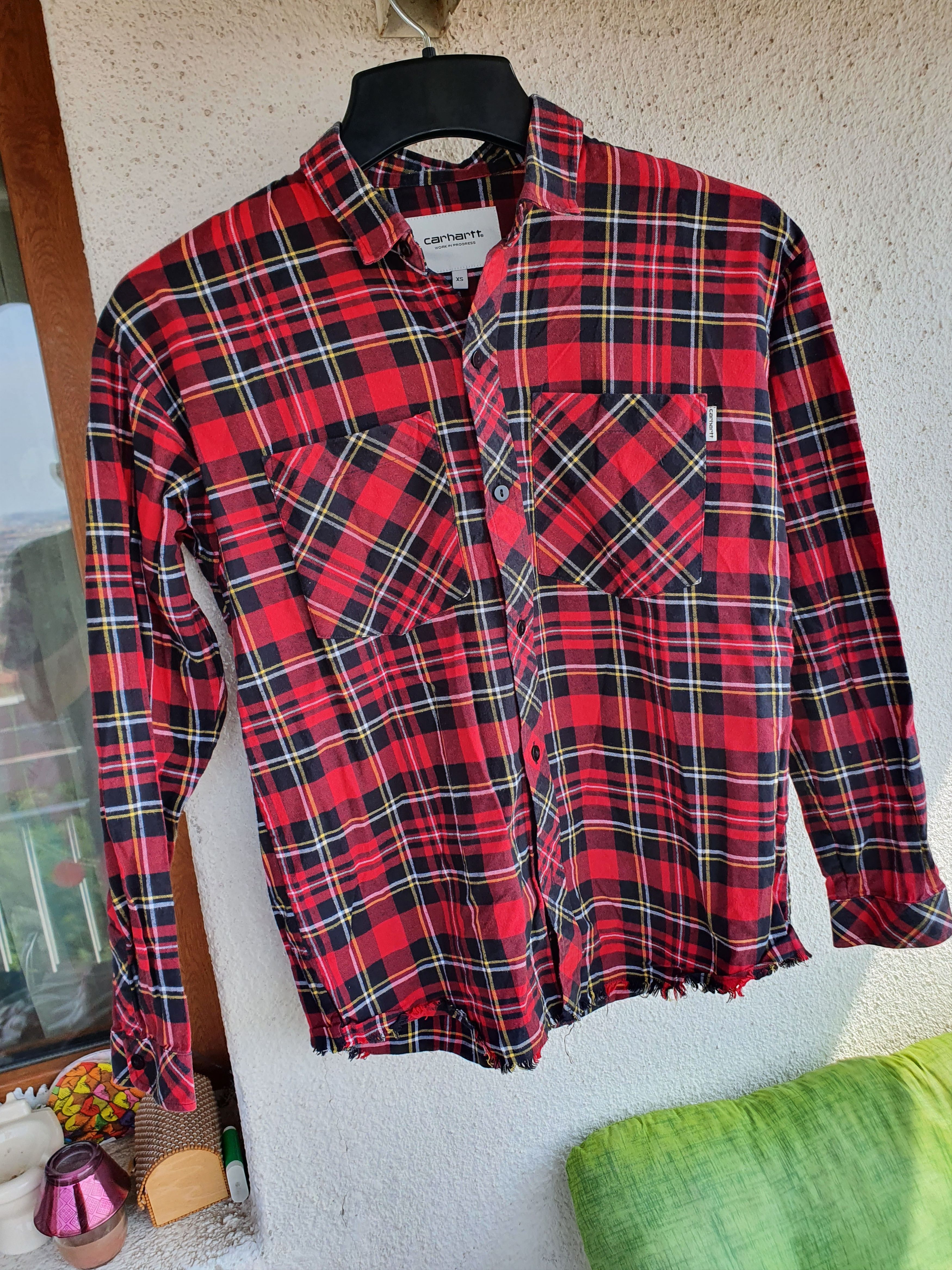 Carhartt Wip Carhartt WIP Woman's W' Mia shirt checkered,sz XS Size XS / US 0-2 / IT 36-38 - 5 Thumbnail