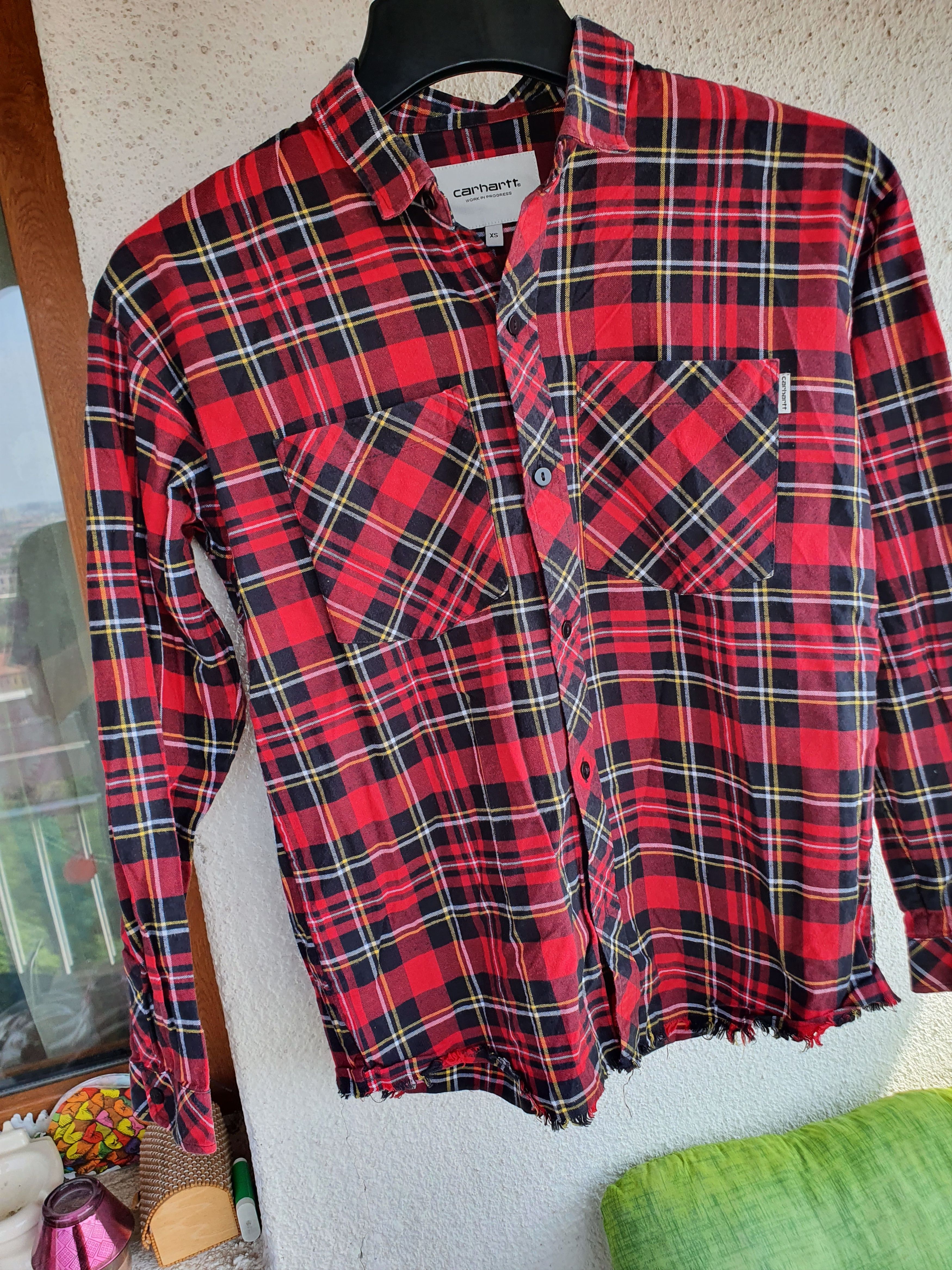 Carhartt Wip Carhartt WIP Woman's W' Mia shirt checkered,sz XS Size XS / US 0-2 / IT 36-38 - 6 Thumbnail