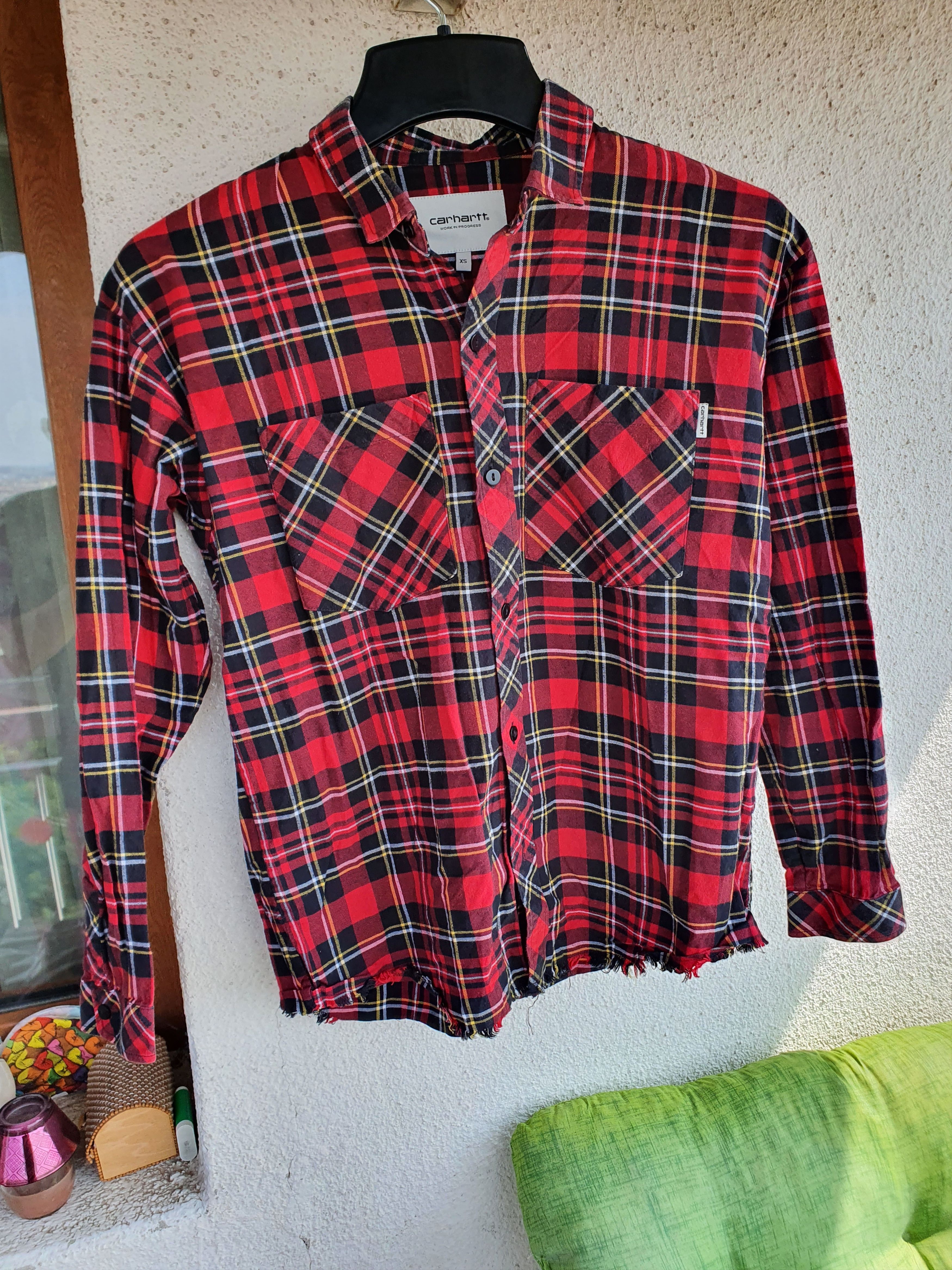 Carhartt Wip Carhartt WIP Woman's W' Mia shirt checkered,sz XS Size XS / US 0-2 / IT 36-38 - 3 Thumbnail