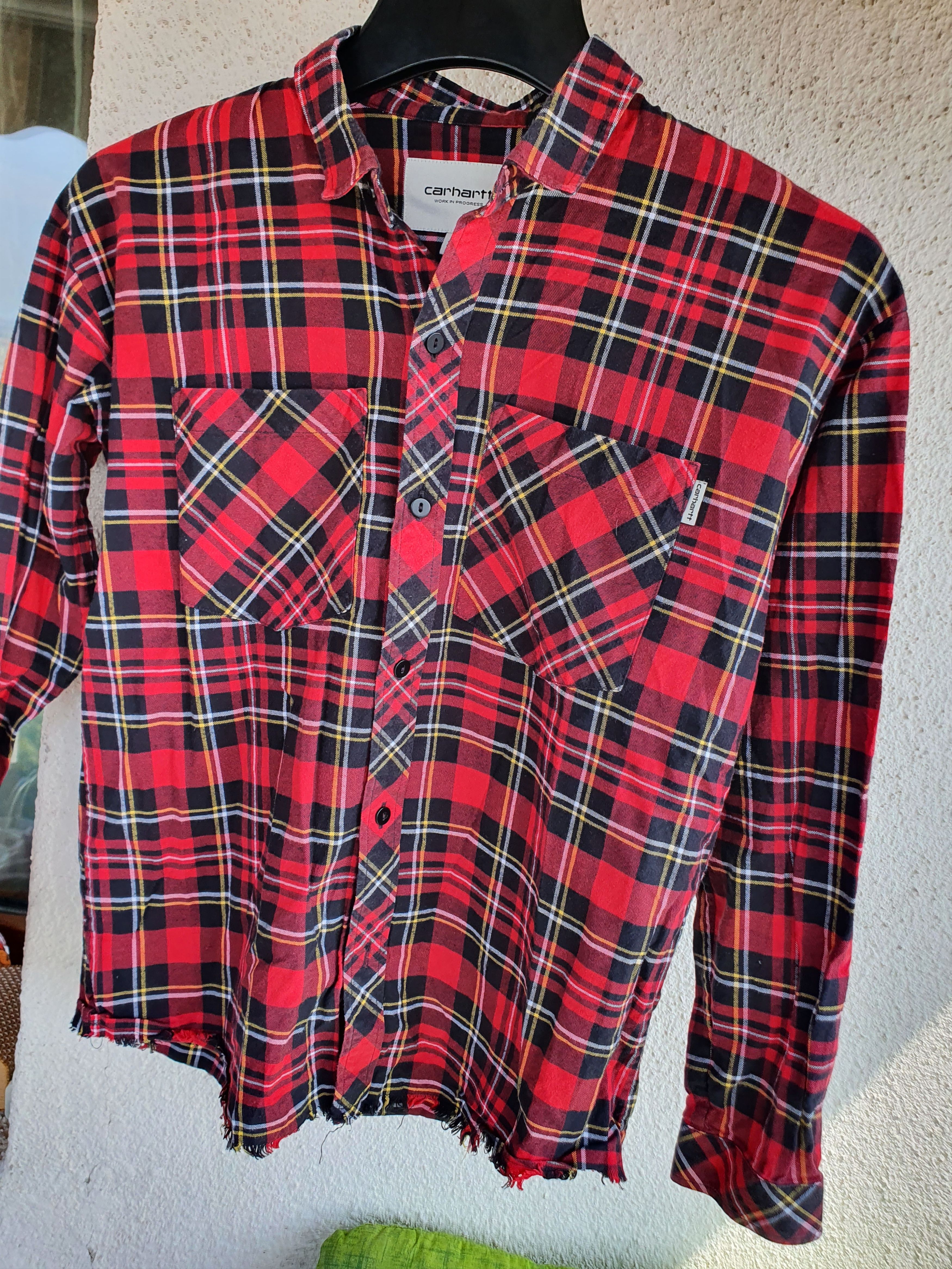 Carhartt Wip Carhartt WIP Woman's W' Mia shirt checkered,sz XS Size XS / US 0-2 / IT 36-38 - 1 Thumbnail