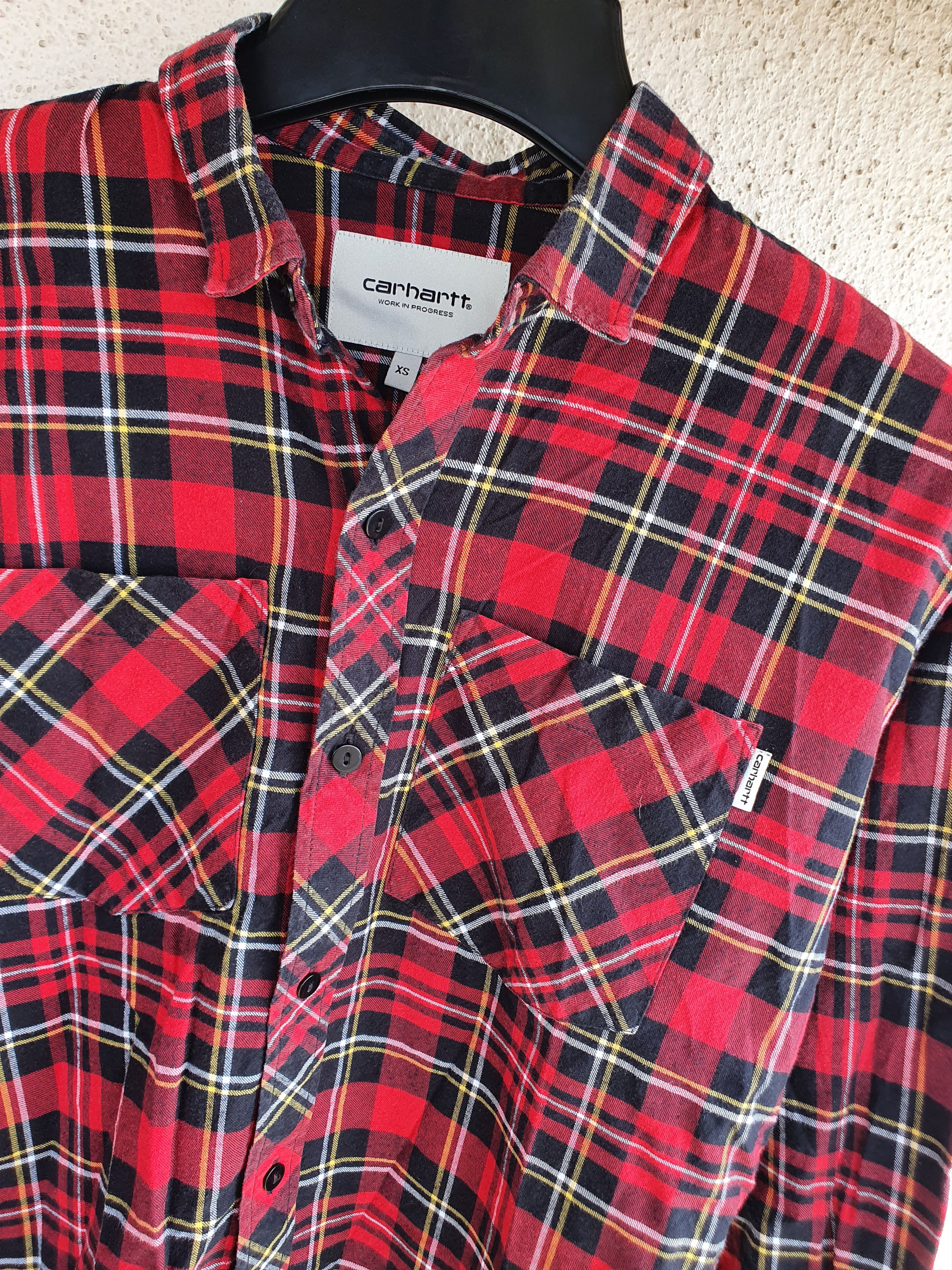 Carhartt Wip Carhartt WIP Woman's W' Mia shirt checkered,sz XS Size XS / US 0-2 / IT 36-38 - 7 Thumbnail