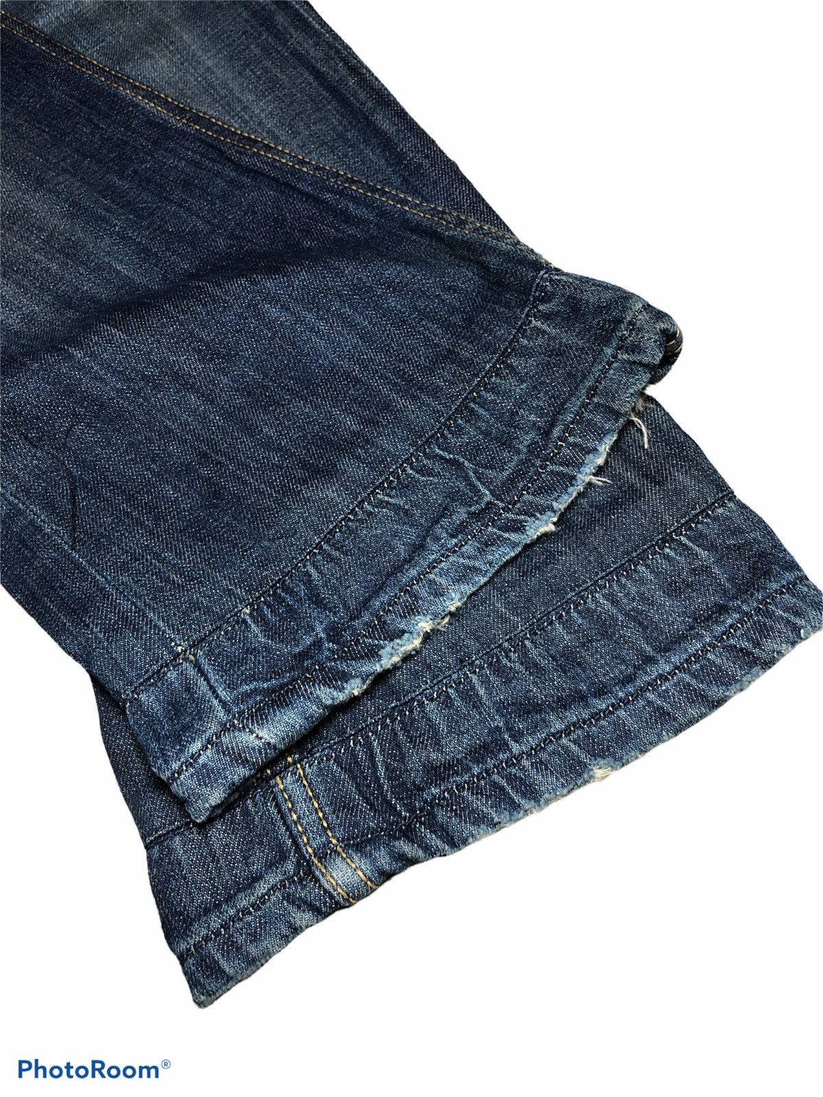 Jimmy Taverniti FLARED⚡️TAVERNITI SO JEANS LENNY DENIM Size US 29 - 8 Thumbnail