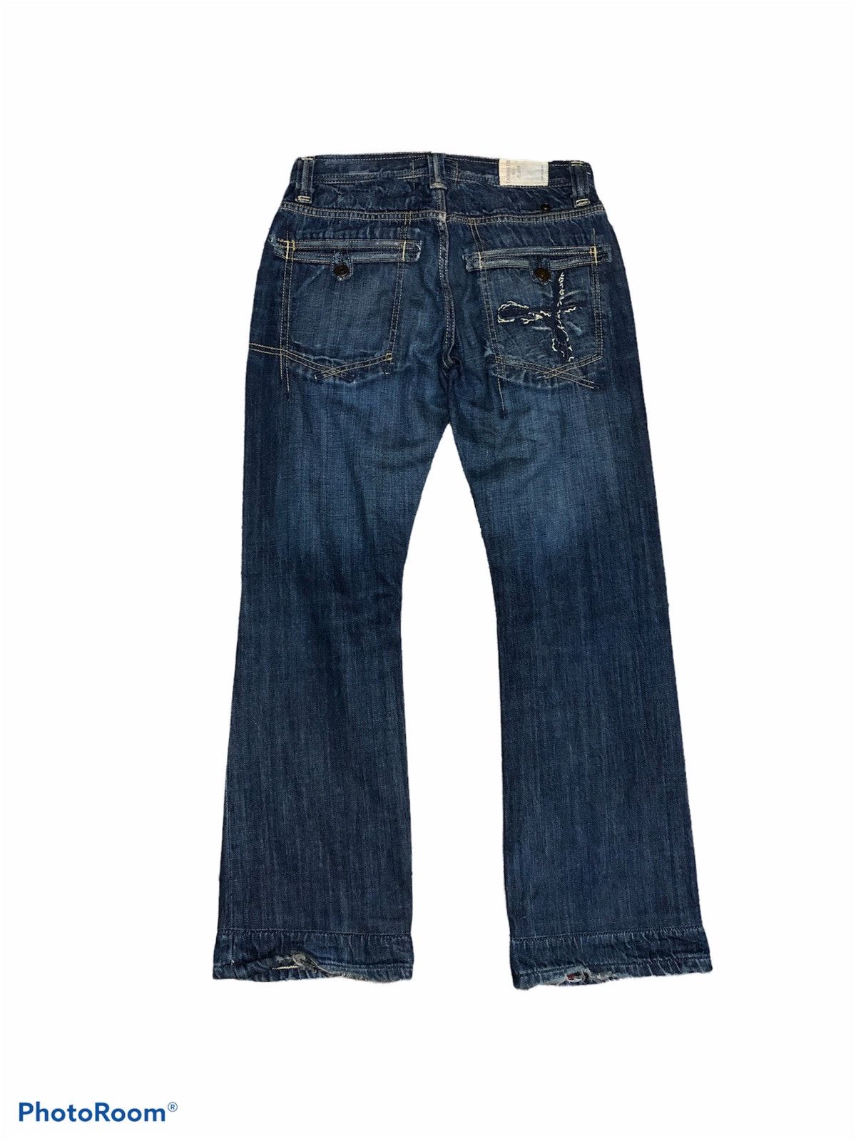 Jimmy Taverniti FLARED⚡️TAVERNITI SO JEANS LENNY DENIM Size US 29 - 2 Thumbnail