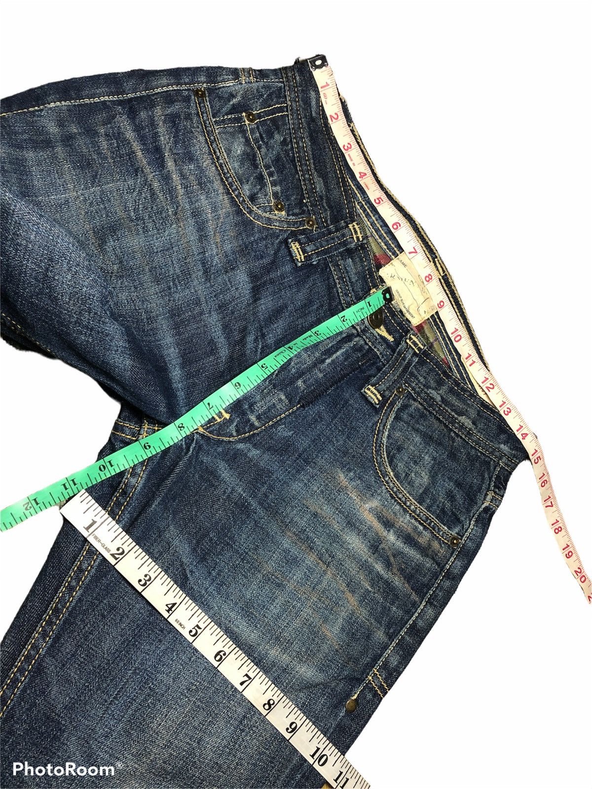 Jimmy Taverniti FLARED⚡️TAVERNITI SO JEANS LENNY DENIM Size US 29 - 11 Thumbnail