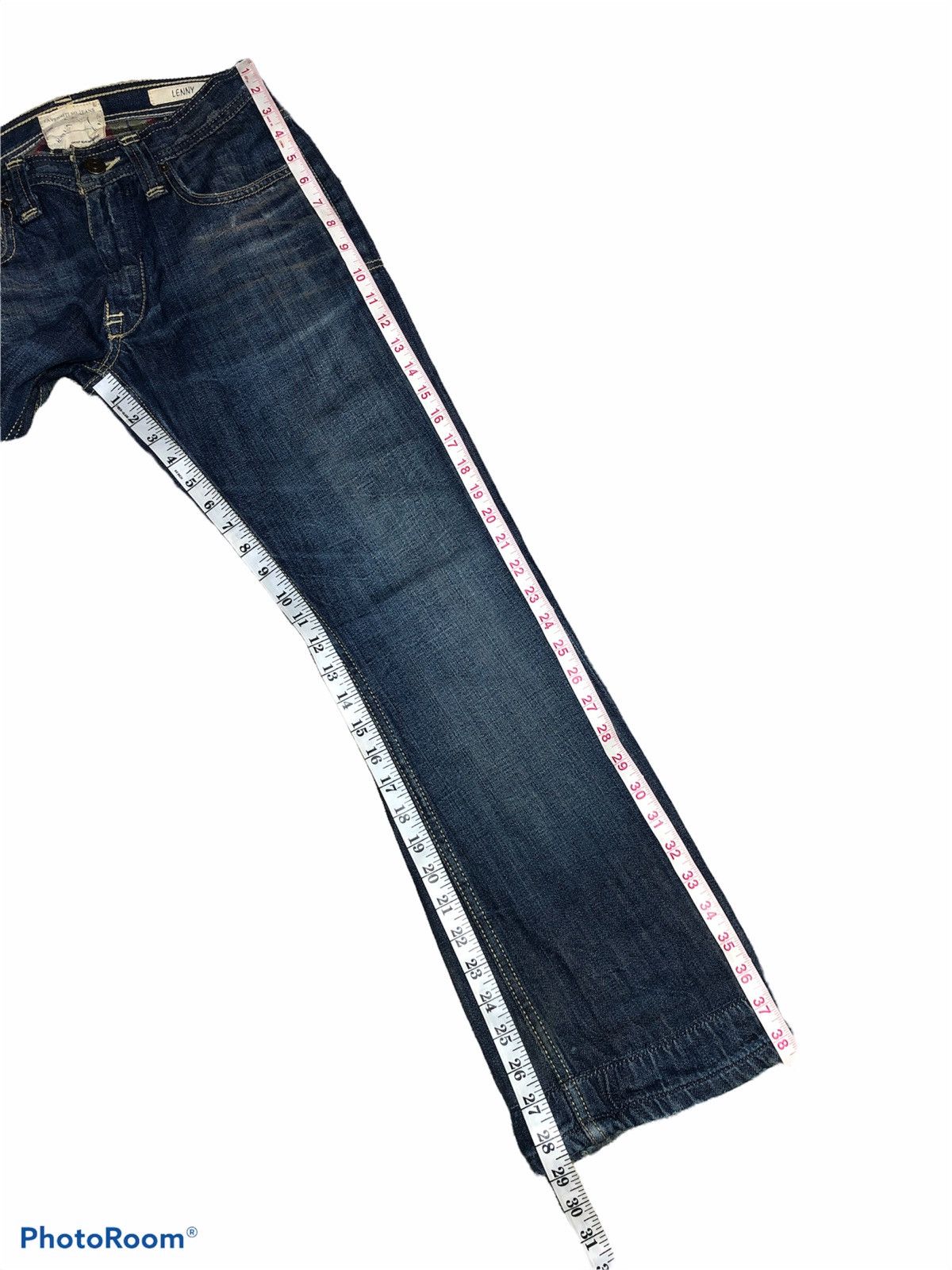 Jimmy Taverniti FLARED⚡️TAVERNITI SO JEANS LENNY DENIM Size US 29 - 13 Thumbnail